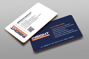 Diseño de Tarjeta de Presentación por Uttom 2 para Insight Termite & Pest Solutions | Diseño: #32143643