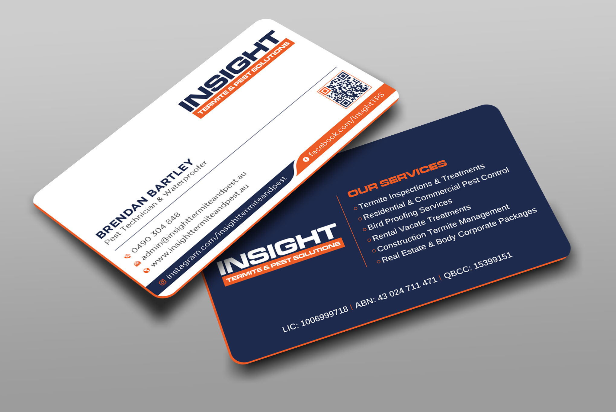 Business Card Design by Uttom 2 for Insight Termite & Pest Solutions | Design #32143645
