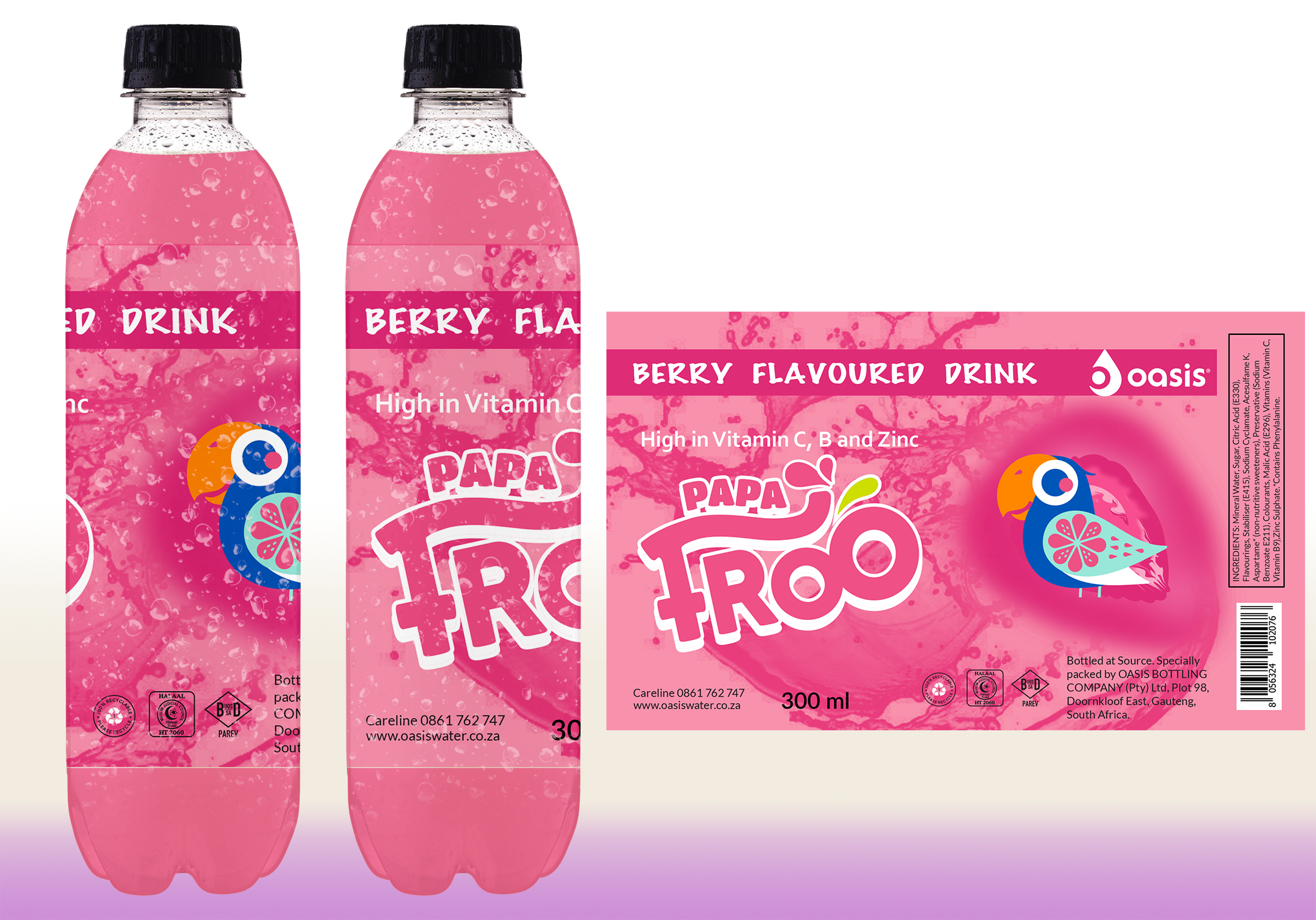 Label Design by nuhanenterpriseIT for Oasis Water (Pty) Ltd | Design #32158292