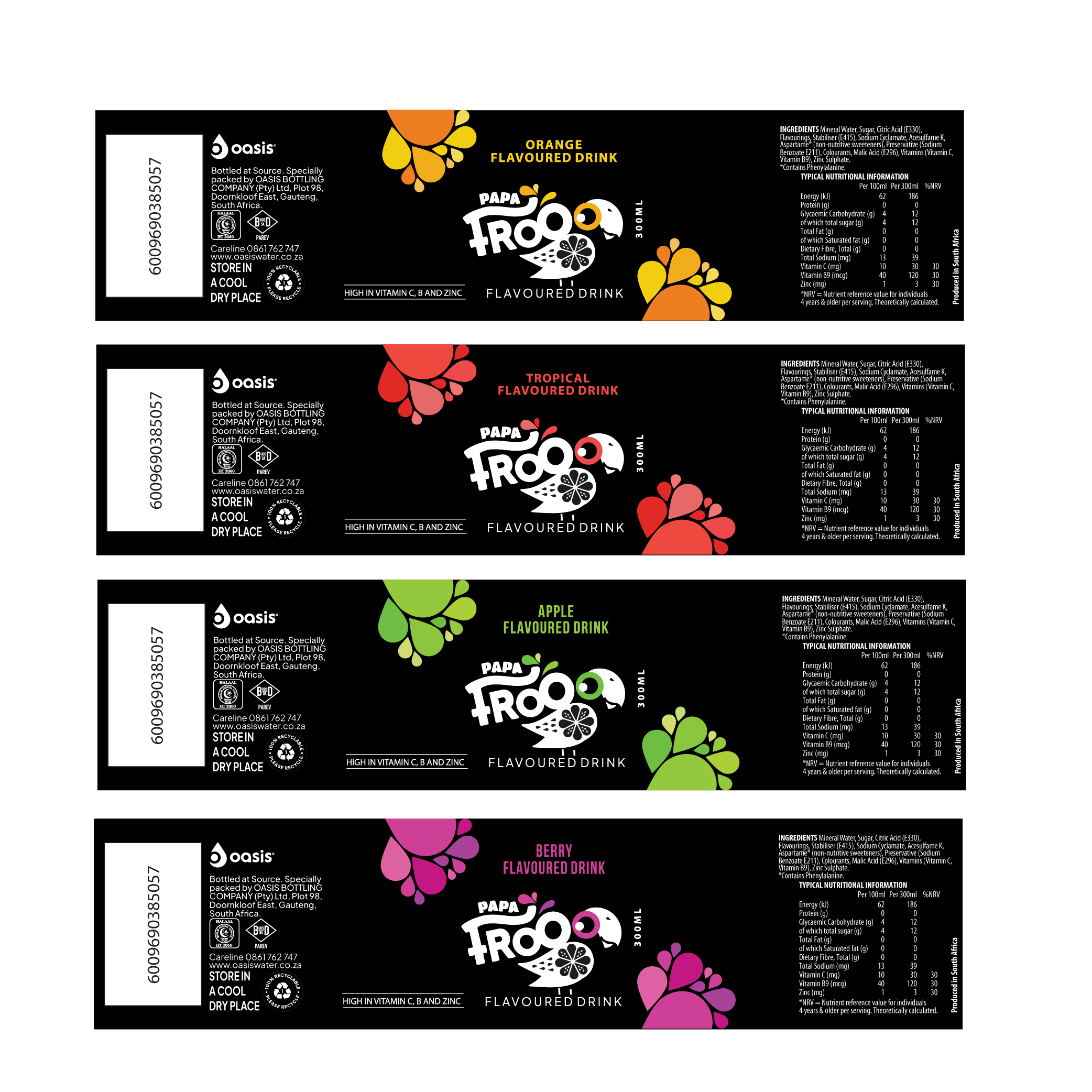 Label Design by creativever for Oasis Water (Pty) Ltd | Design #32180391