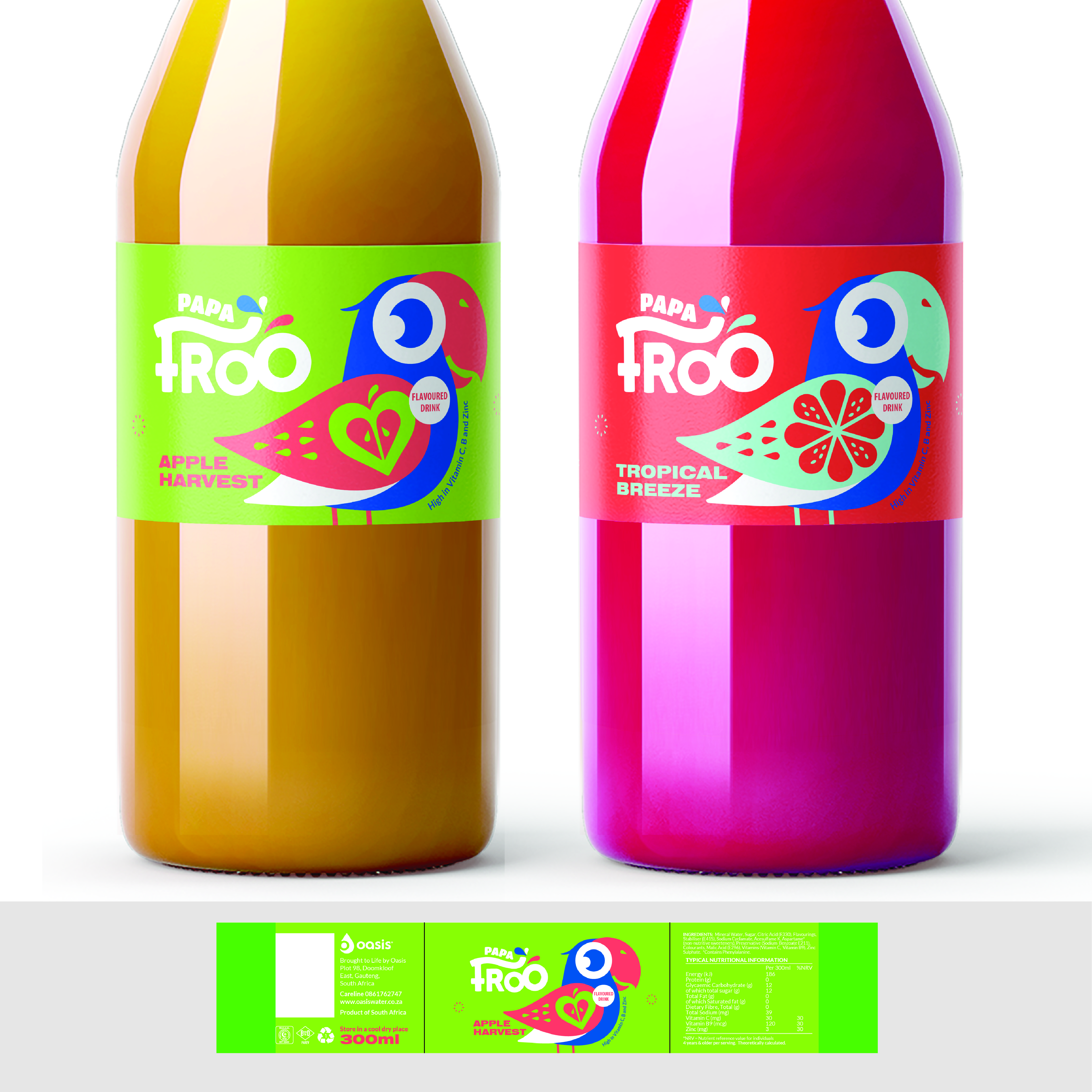Label Design by Abdulmumin Imam for Oasis Water (Pty) Ltd | Design #32174649