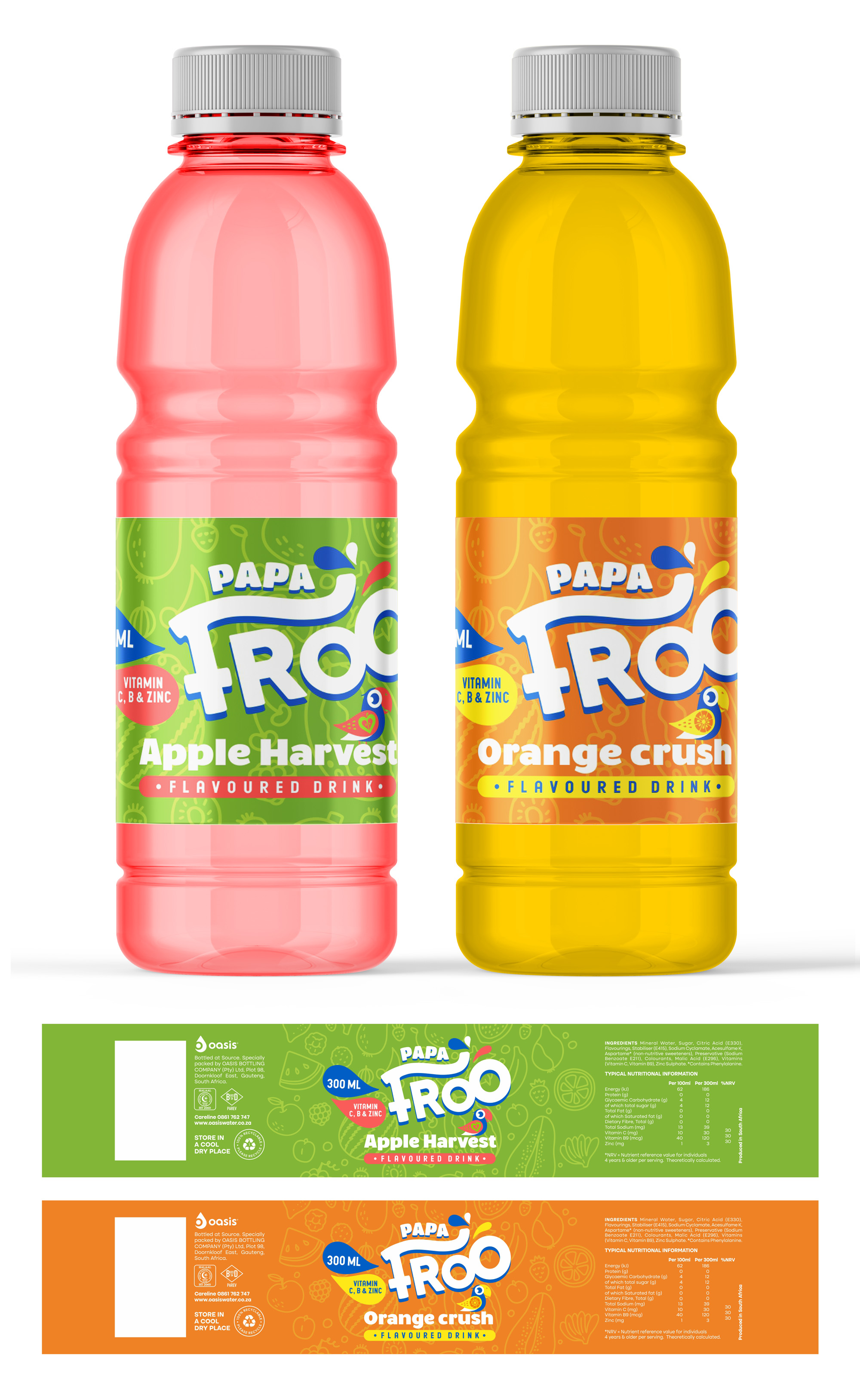 Label Design by Dzhafir for Oasis Water (Pty) Ltd | Design #32150622