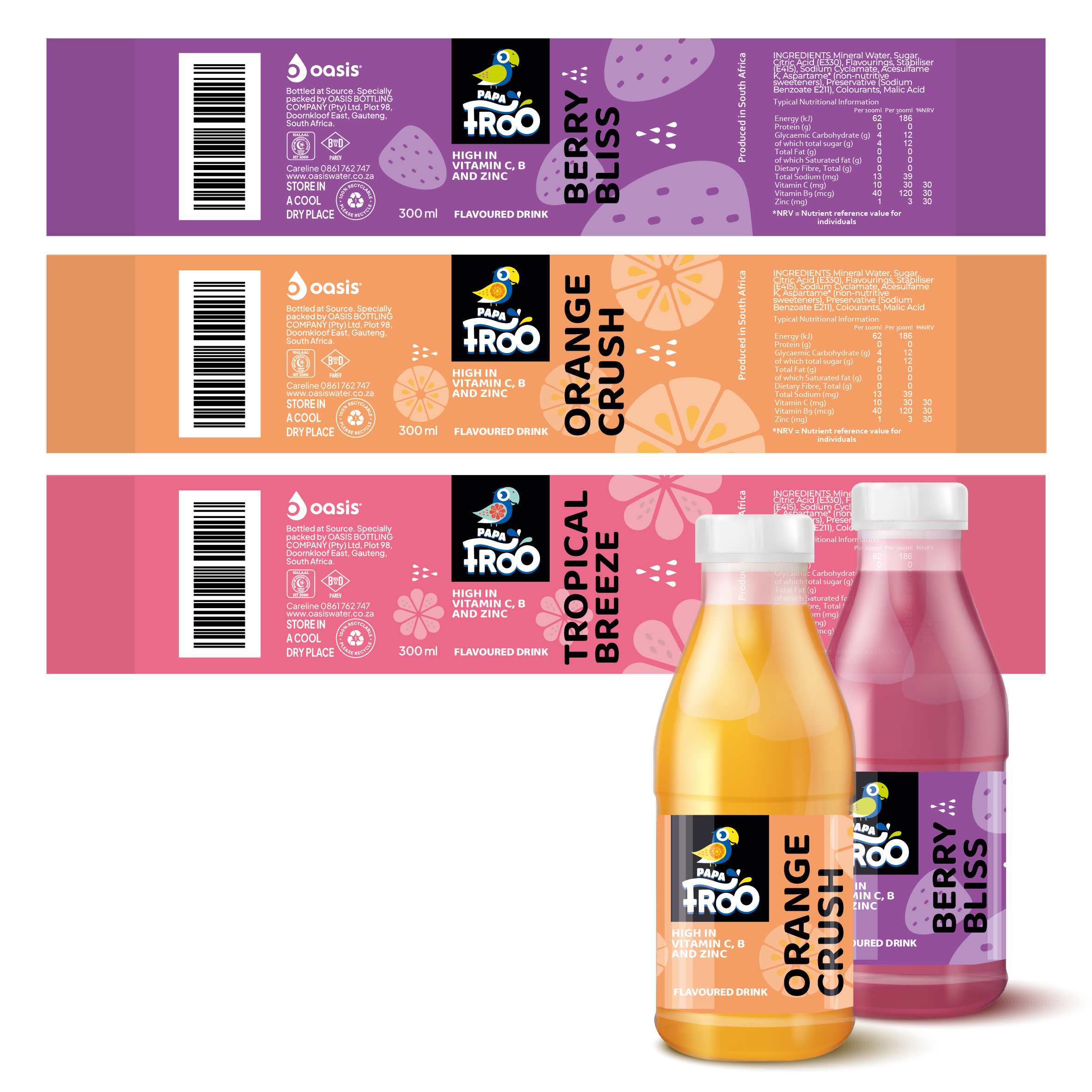 Diseño de Etiqueta por Yevhen (Ukrdesign) para Oasis Water (Pty) Ltd | Diseño #32179410