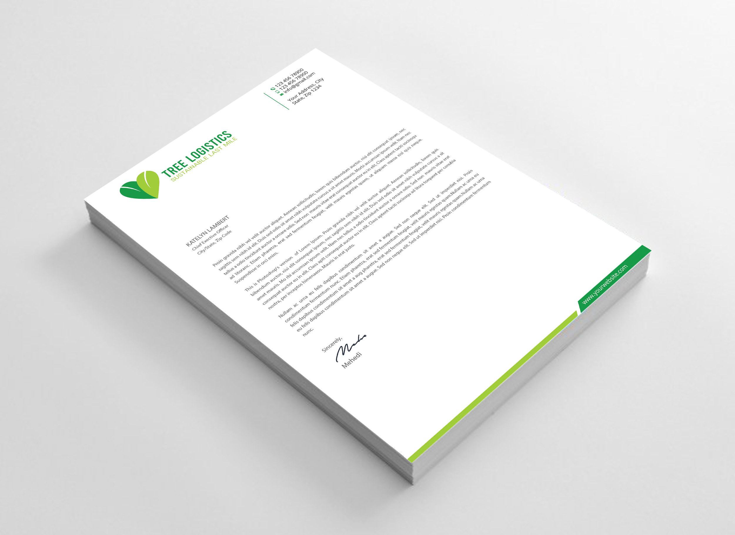 Letterhead Design by Expert Bappy for this project | Design #32143033