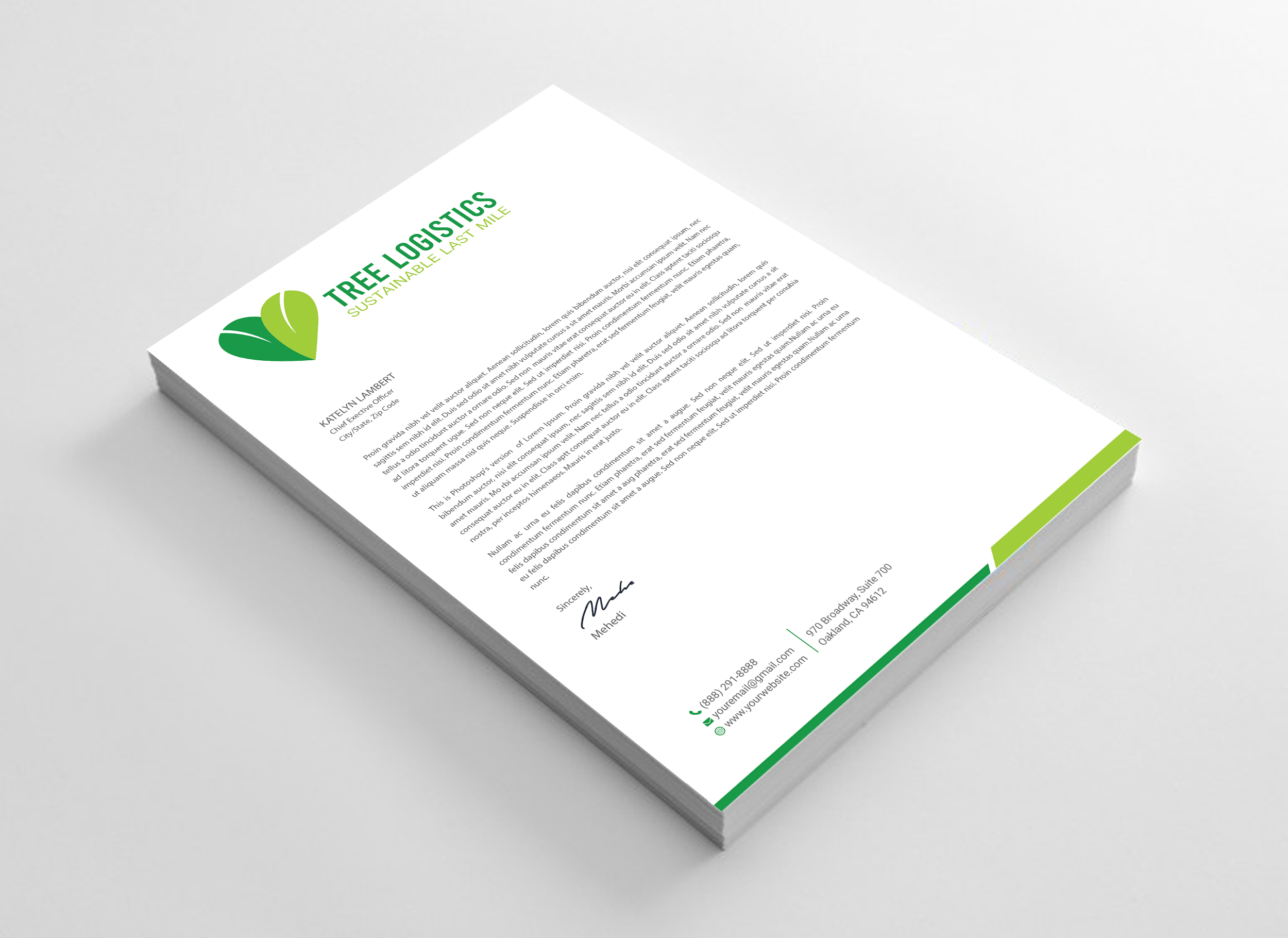 Letterhead Design by Expert Bappy for this project | Design #32143201