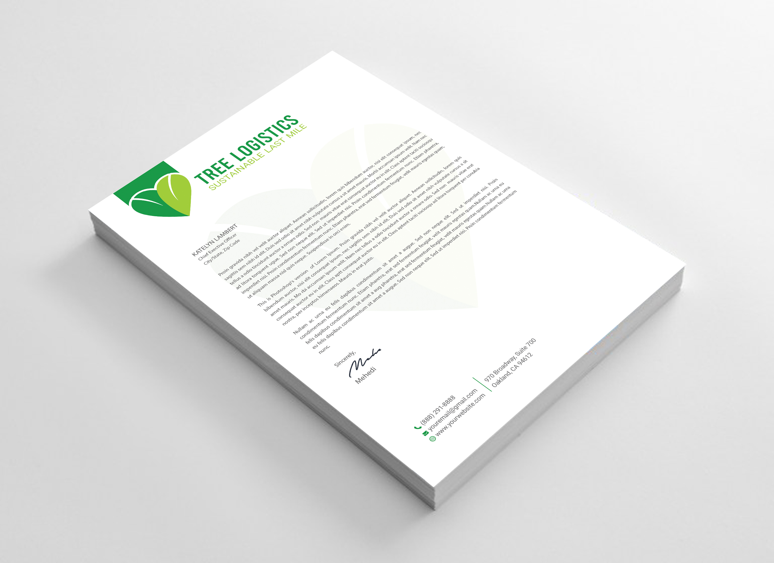 Letterhead Design by Expert Bappy for this project | Design #32143242