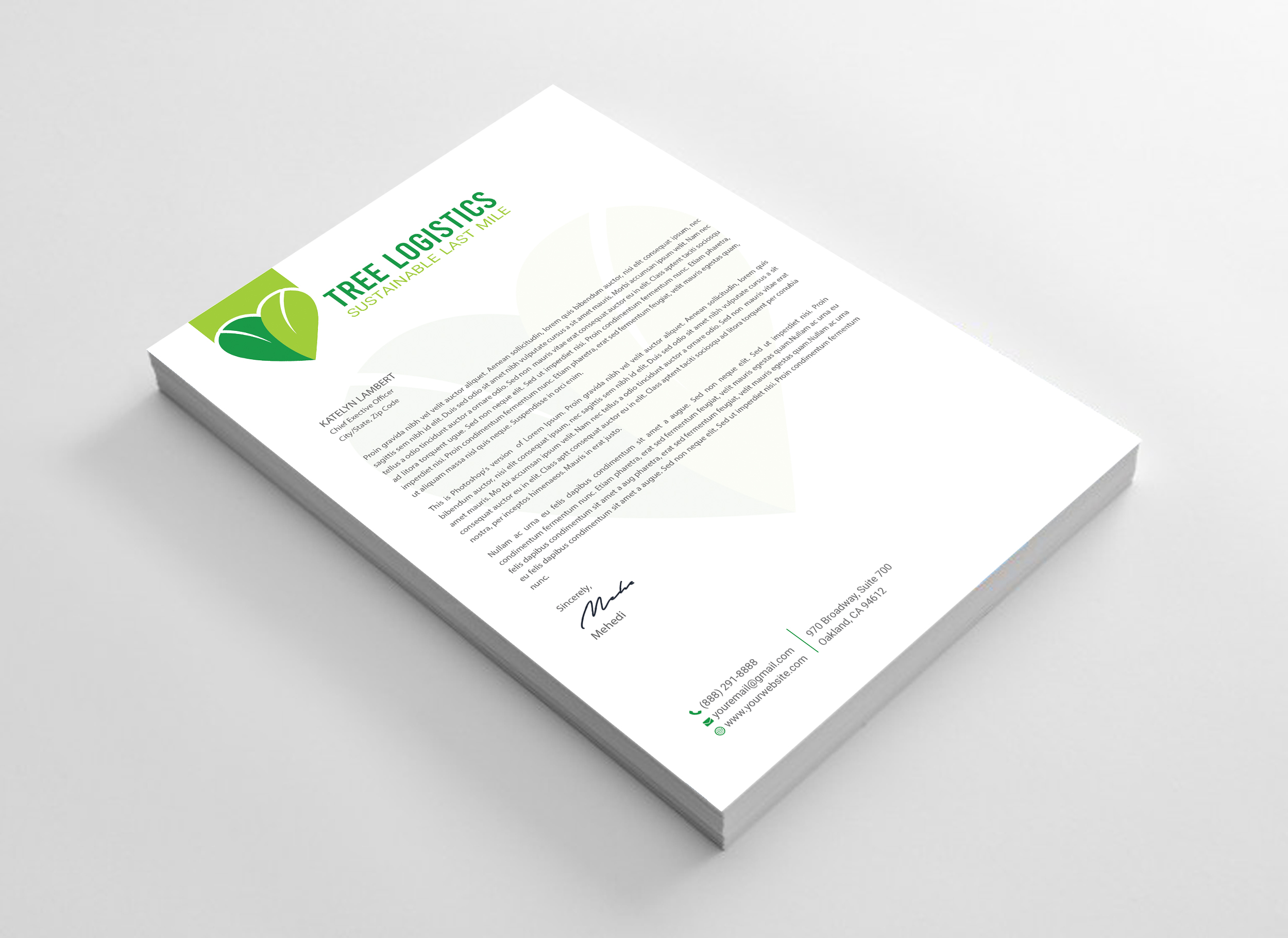 Letterhead Design by Expert Bappy for this project | Design #32143243