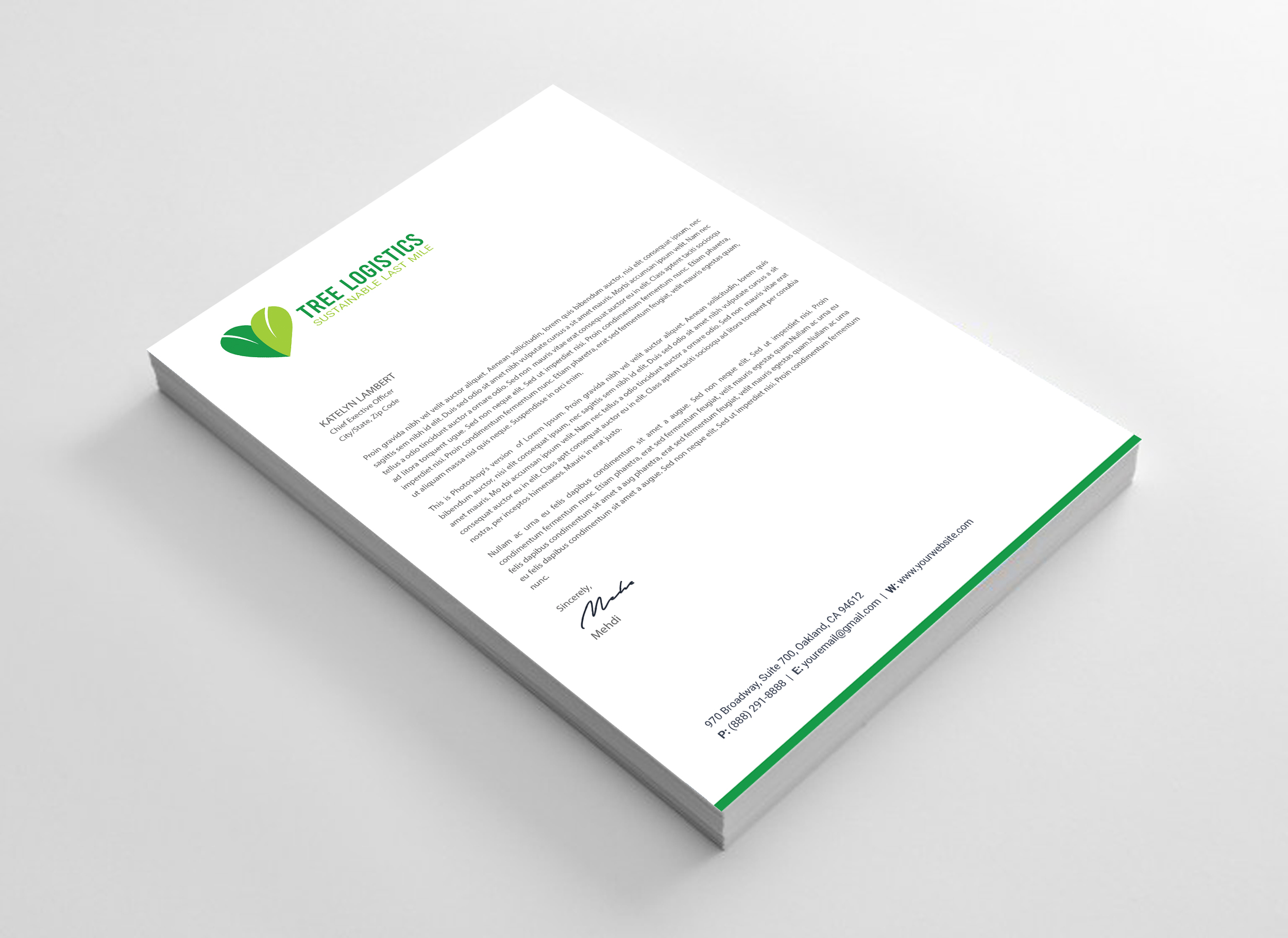 Letterhead Design by Expert Bappy for this project | Design #32143266