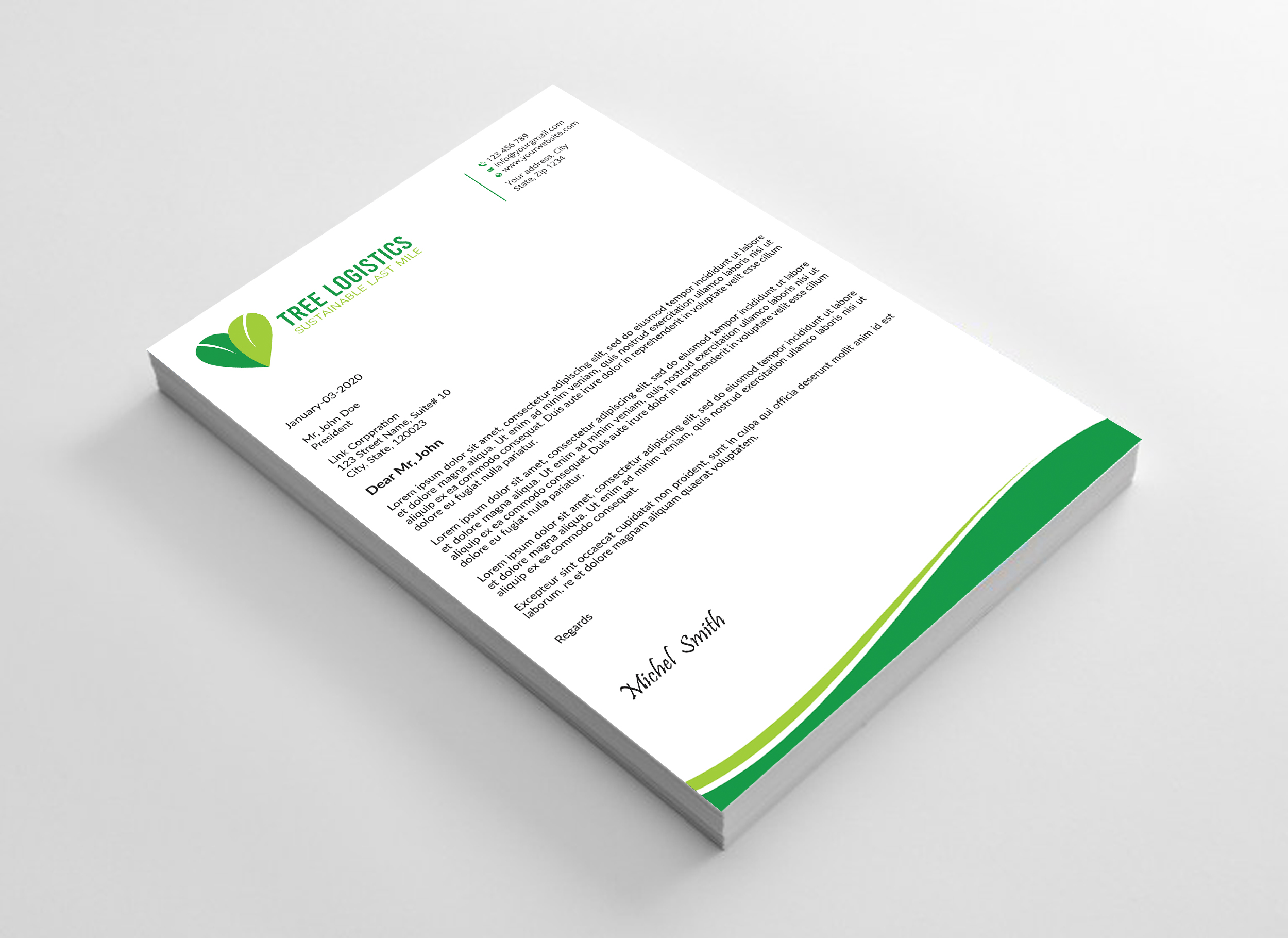 Letterhead Design by Expert Bappy for this project | Design #32143468