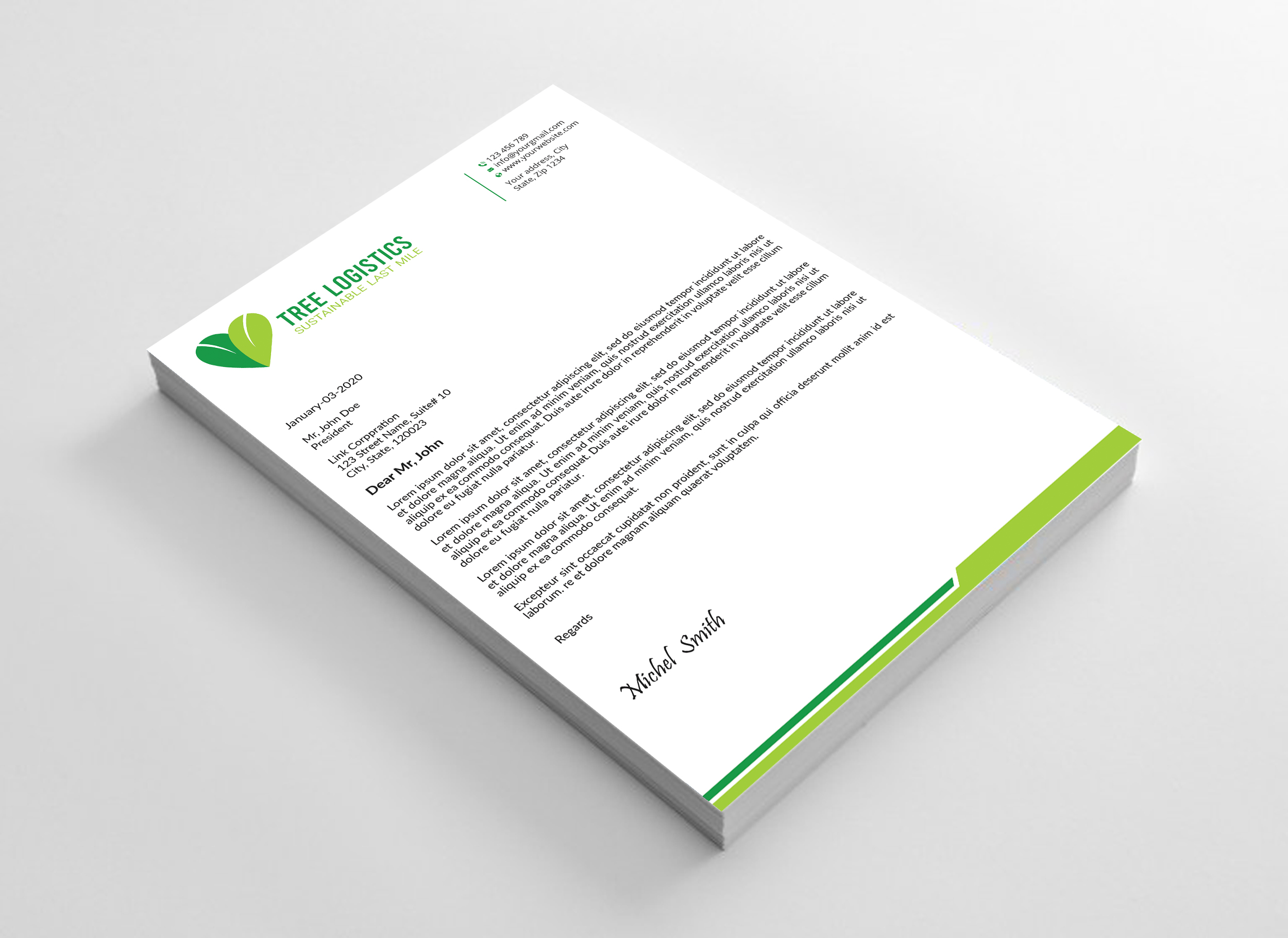 Letterhead Design by Expert Bappy for this project | Design #32143477