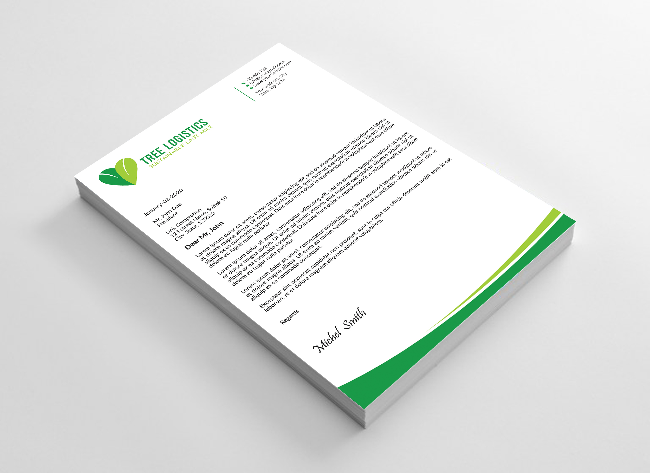 Letterhead Design by Expert Bappy for this project | Design #32143517