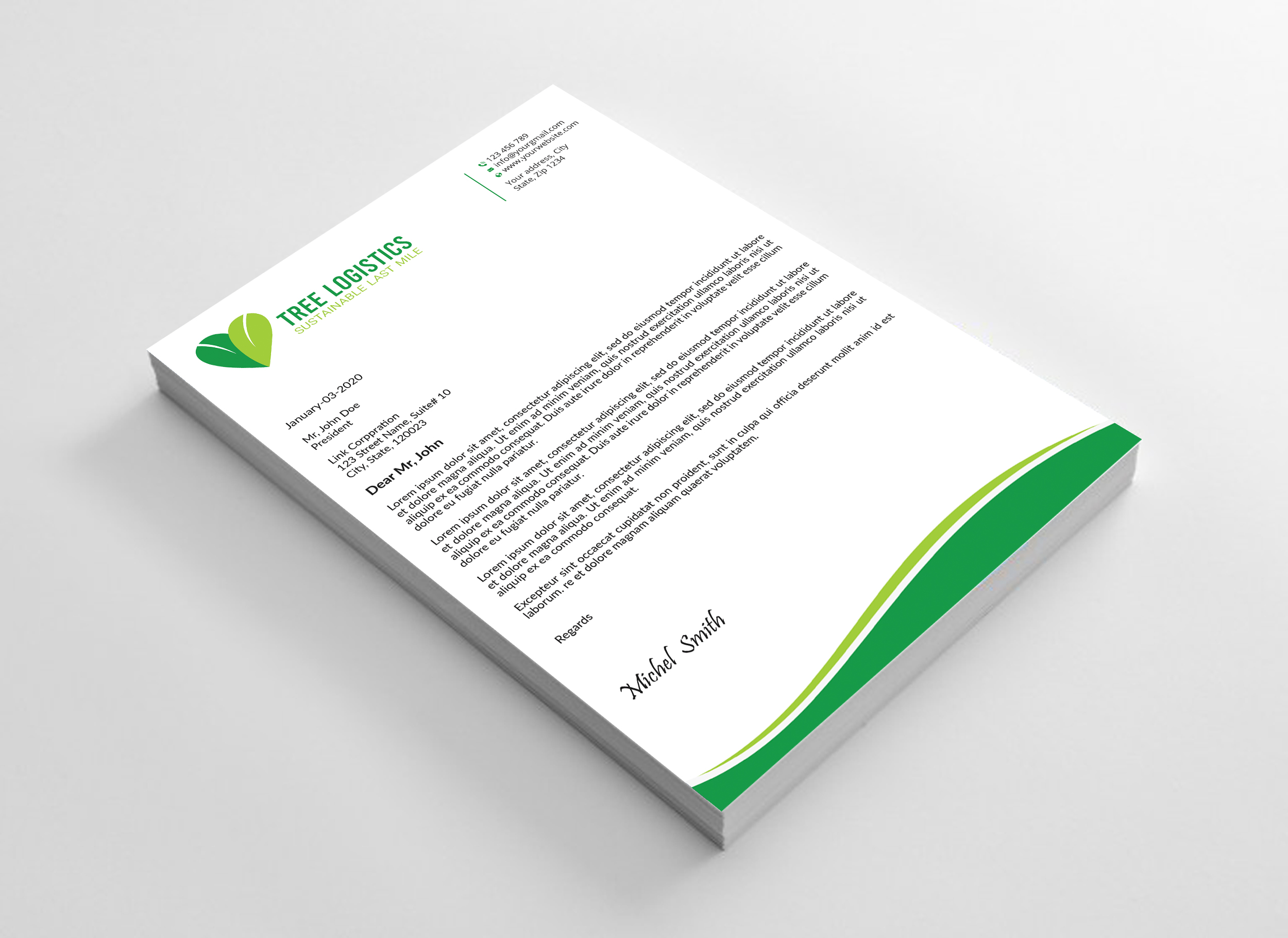 Letterhead Design by Expert Bappy for this project | Design #32143523