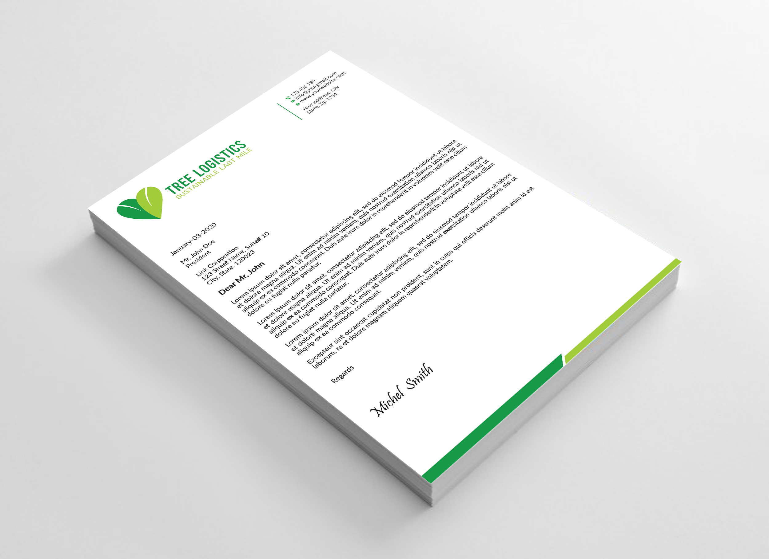 Letterhead Design by Expert Bappy for this project | Design #32143525