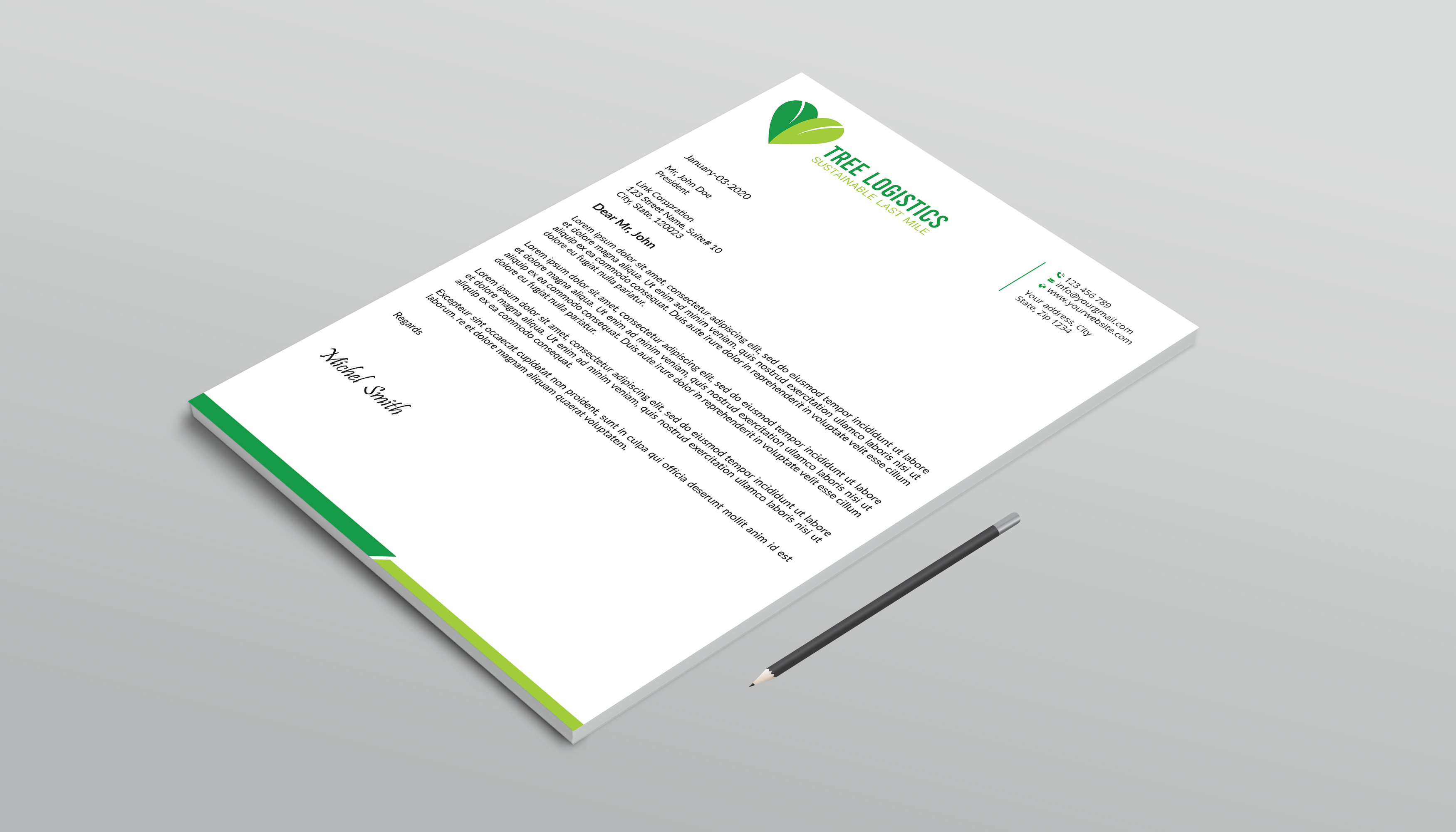 Letterhead Design by Expert Bappy for this project | Design #32143539