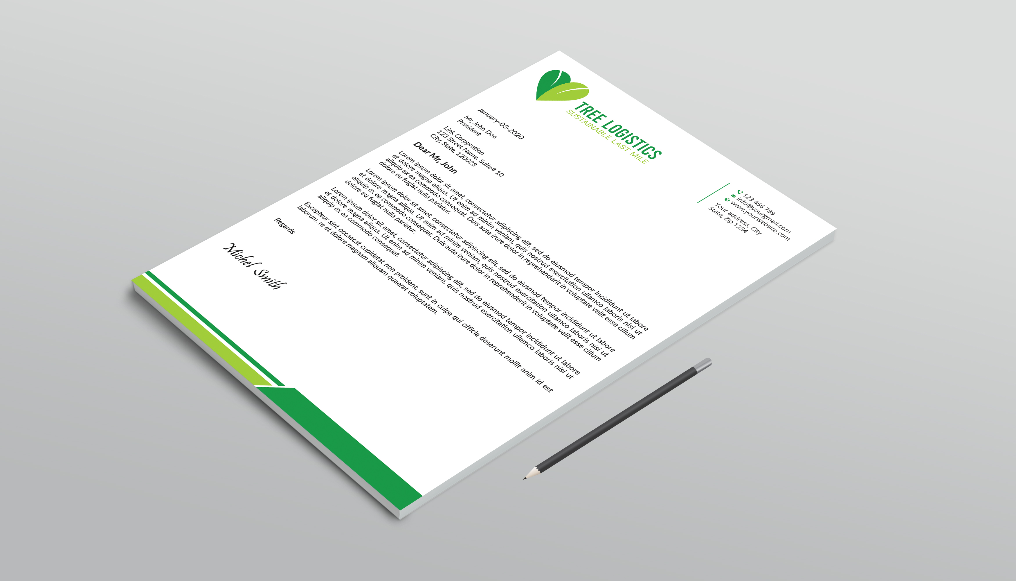 Letterhead Design by Expert Bappy for this project | Design #32143552