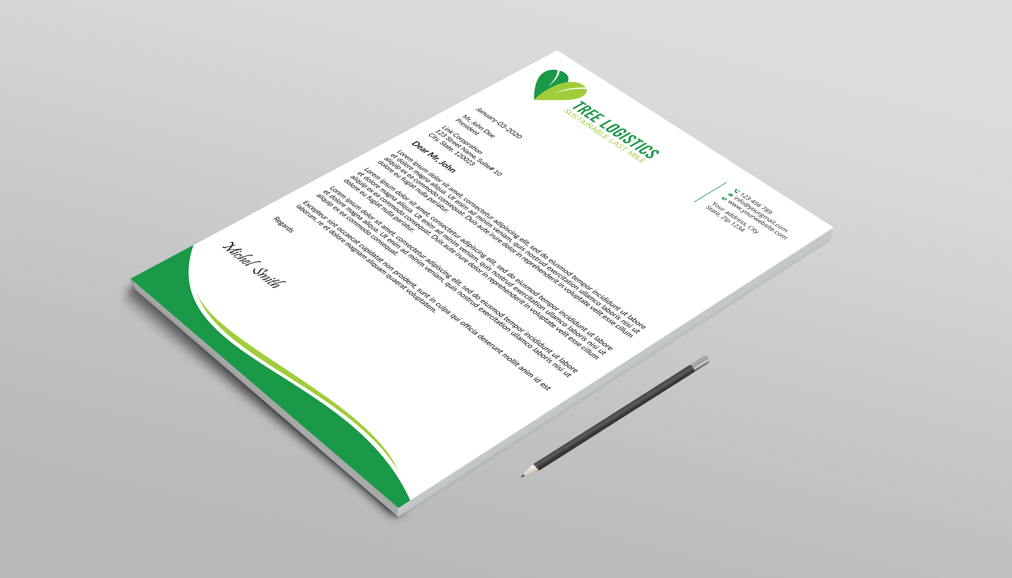 Letterhead Design by Expert Bappy for this project | Design #32143553
