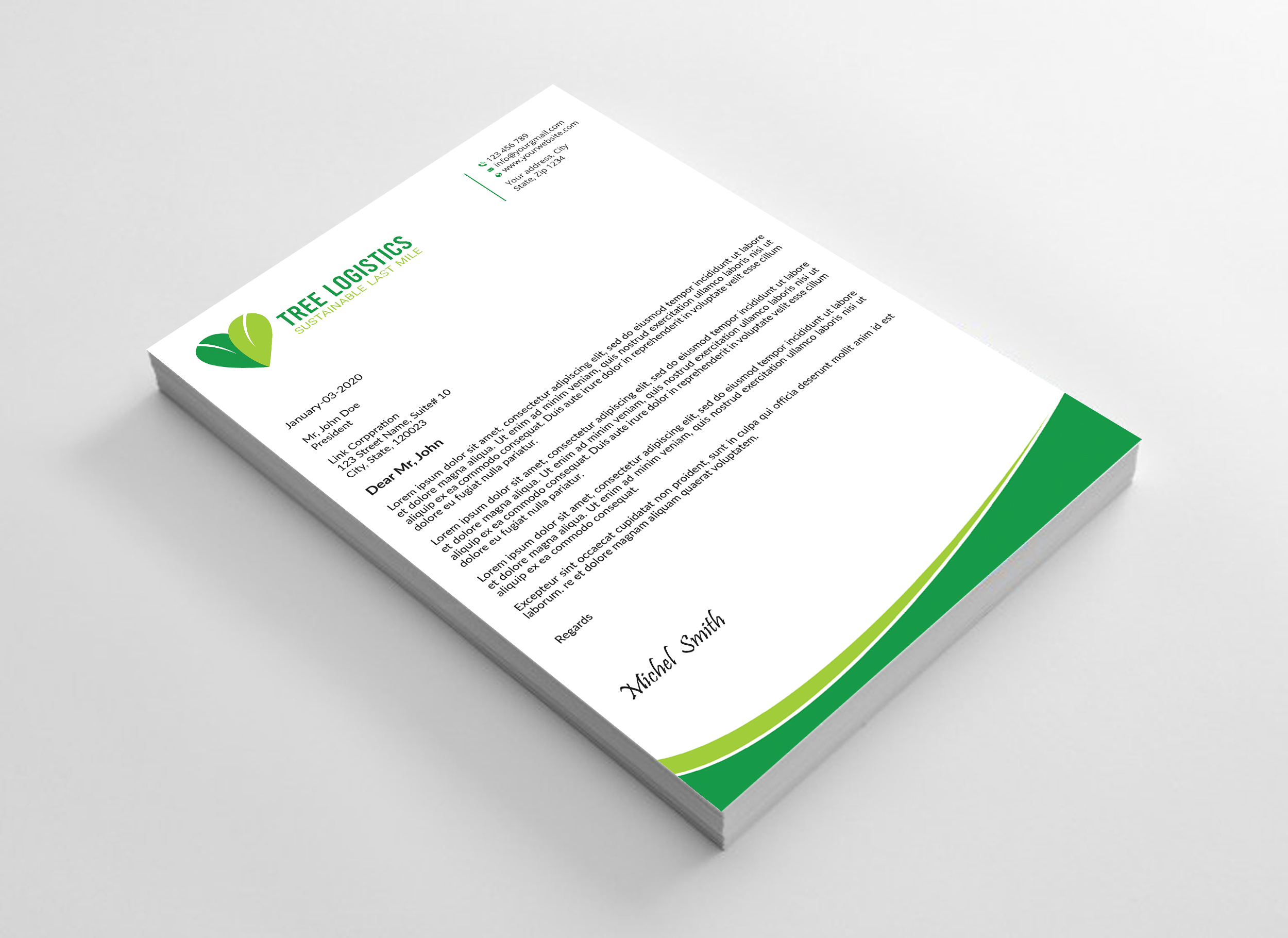 Letterhead Design by Expert Bappy for this project | Design #32143554