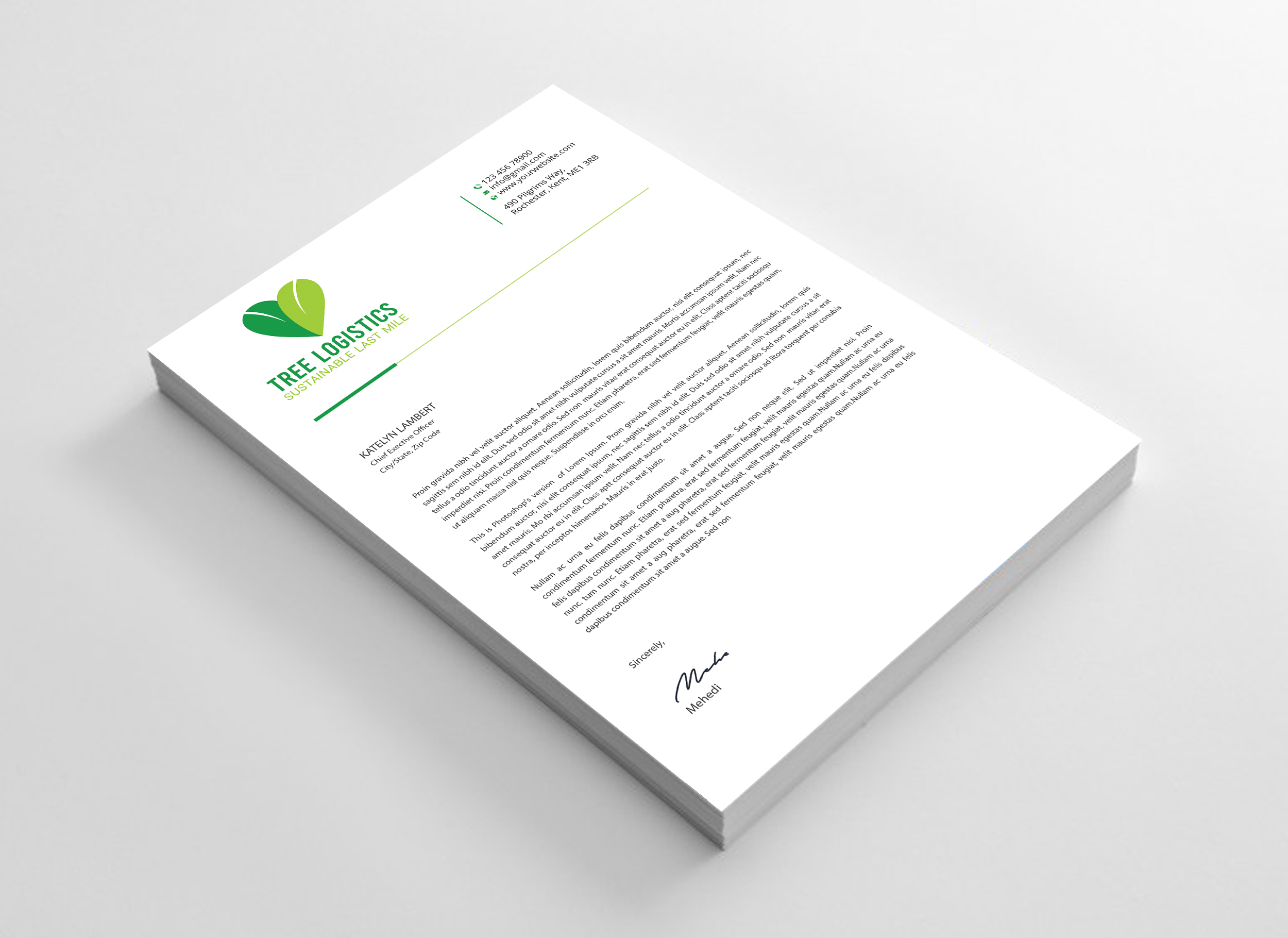 Letterhead Design by Expert Bappy for this project | Design #32145926