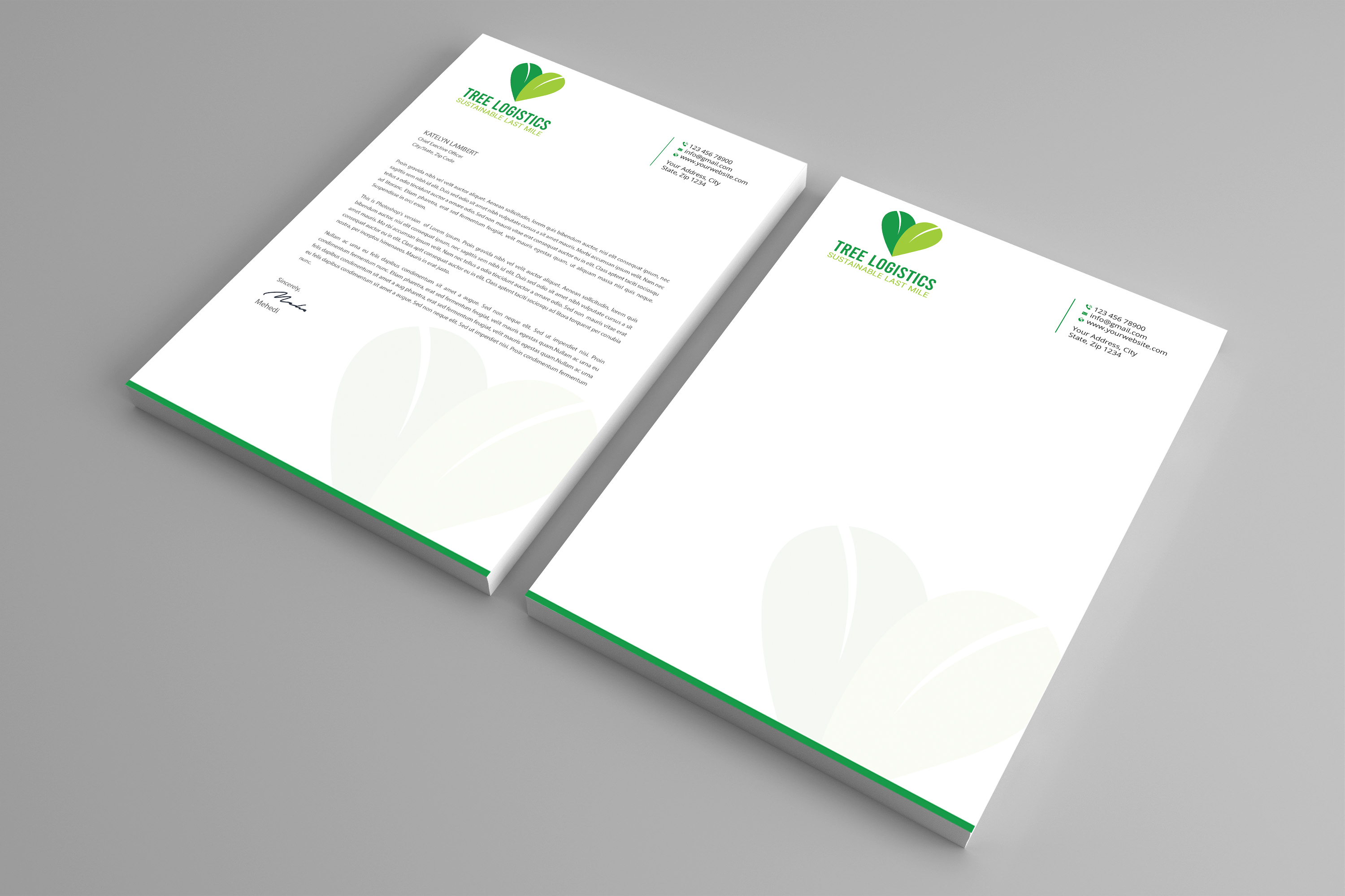 Letterhead Design by Expert Bappy for this project | Design #32150778