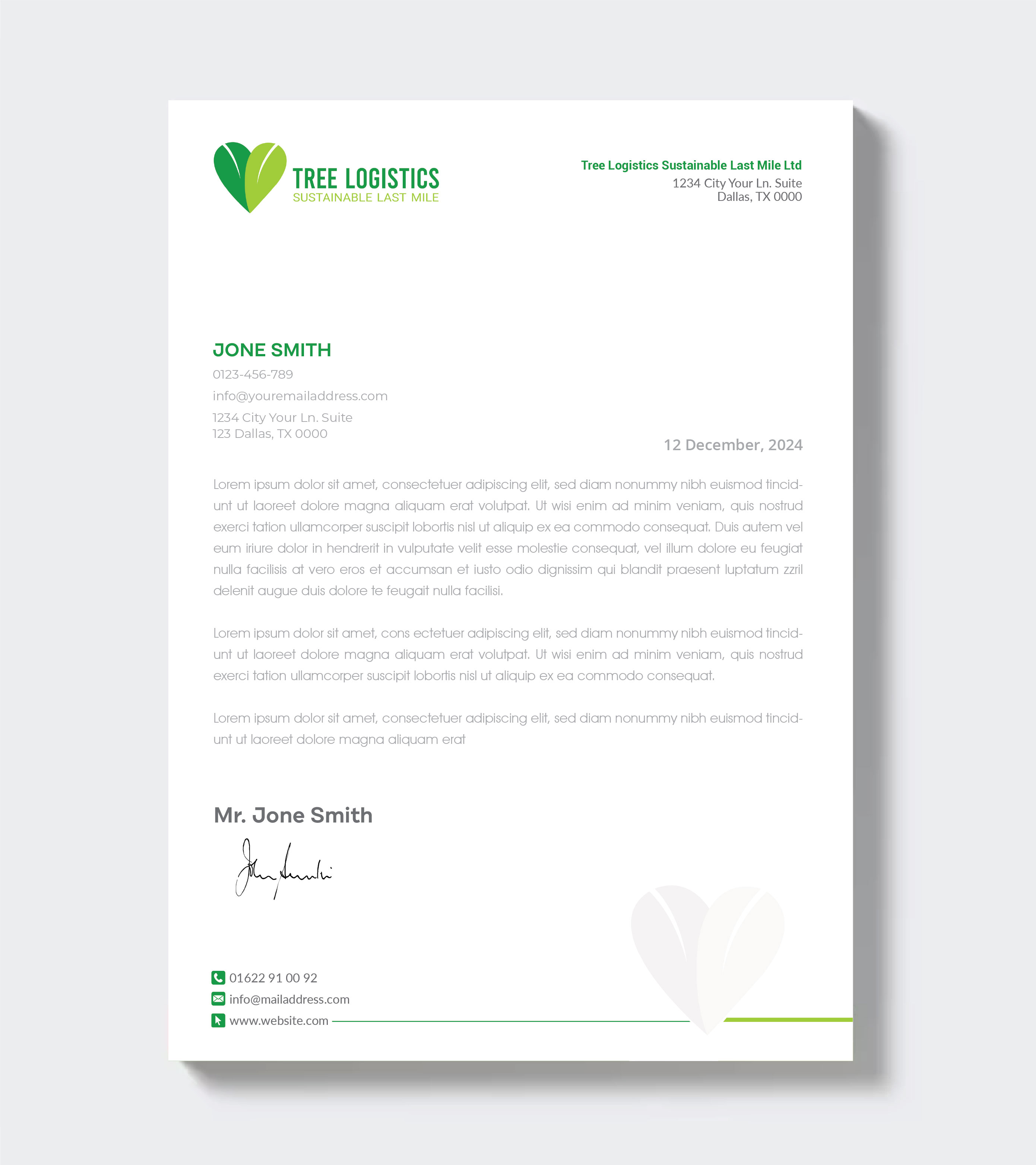 Letterhead Design by artbitin for this project | Design #32145914