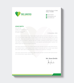 Letterhead Design by artbitin for this project | Design: #32145919
