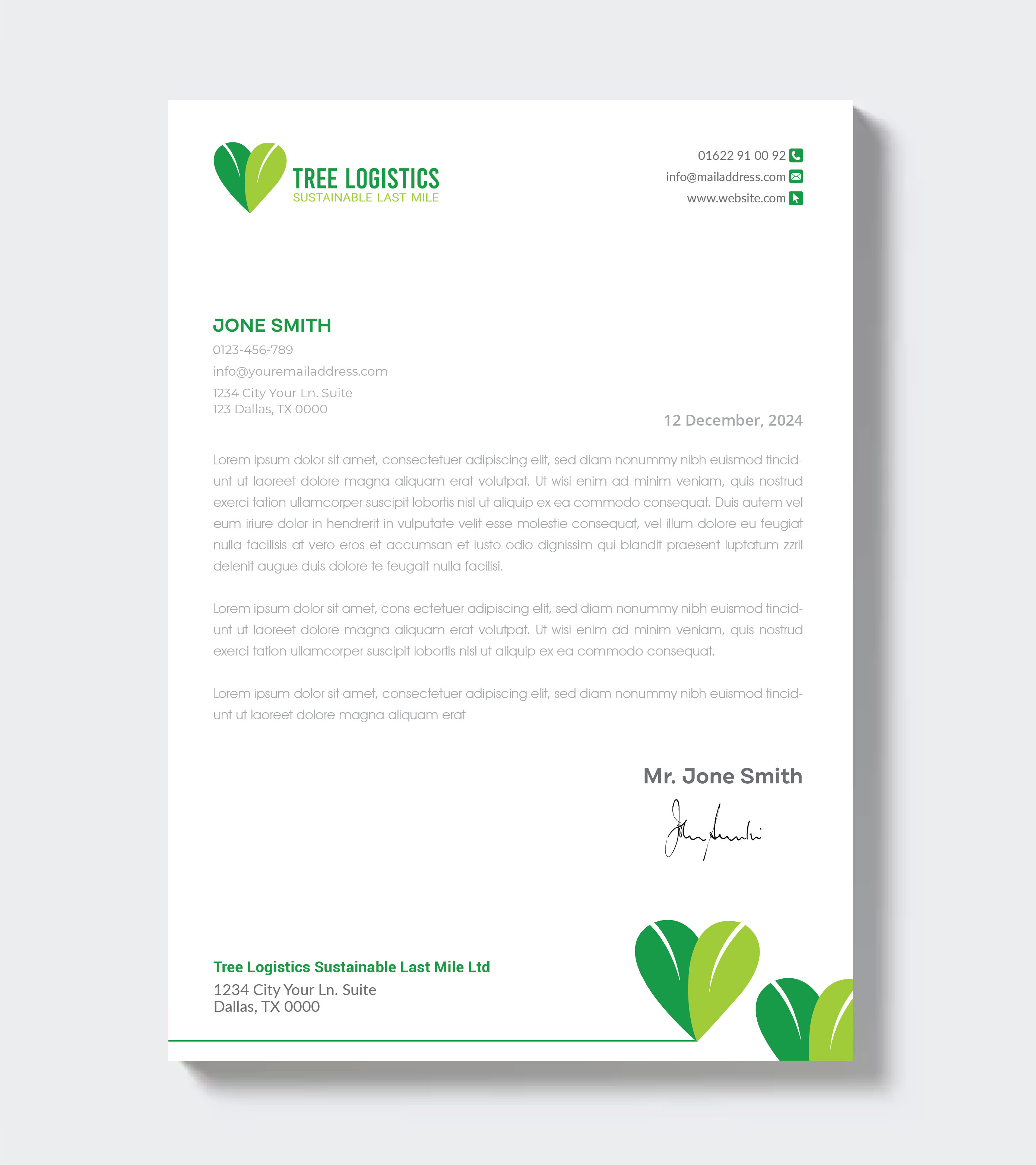Letterhead Design by artbitin for this project | Design #32145920