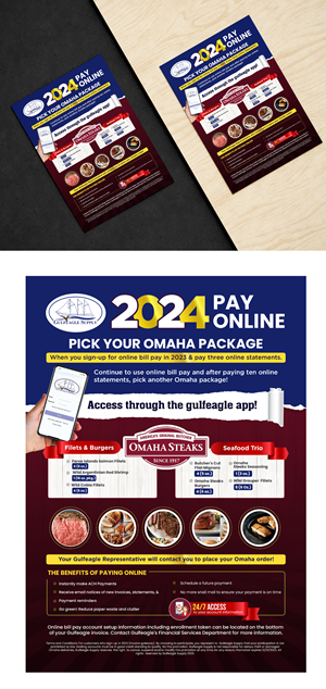 Diseño de Flyer por debdesign para gulf eagle company | Diseño: #32156505