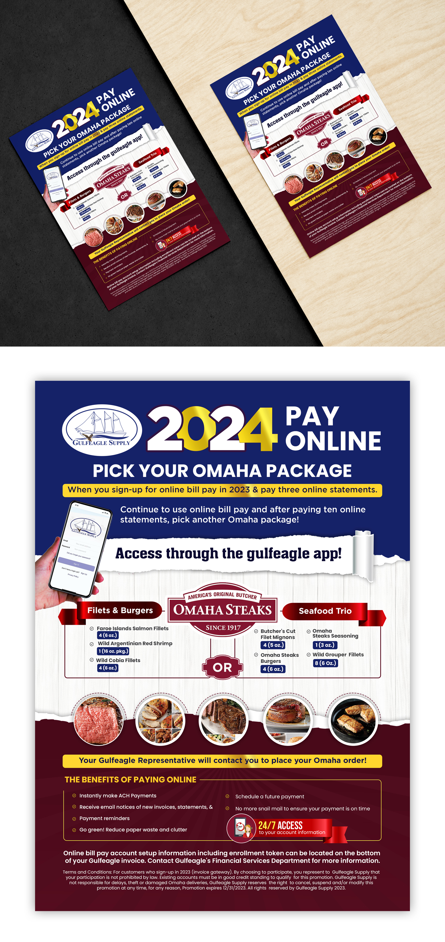 Flyer Design by debdesign for gulf eagle company | Design #32156506