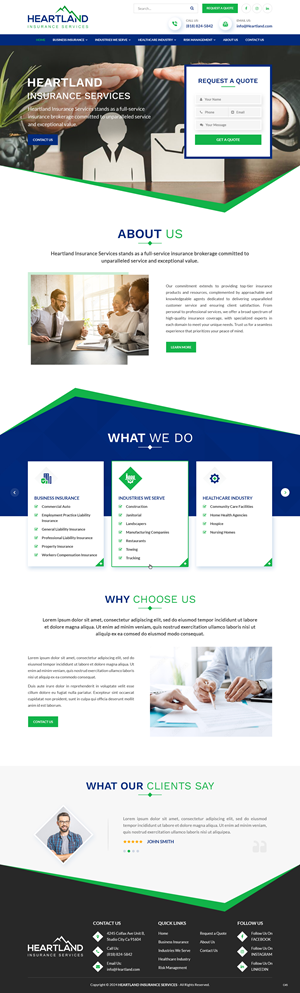Web Design by pb for this project | Design: #32159948