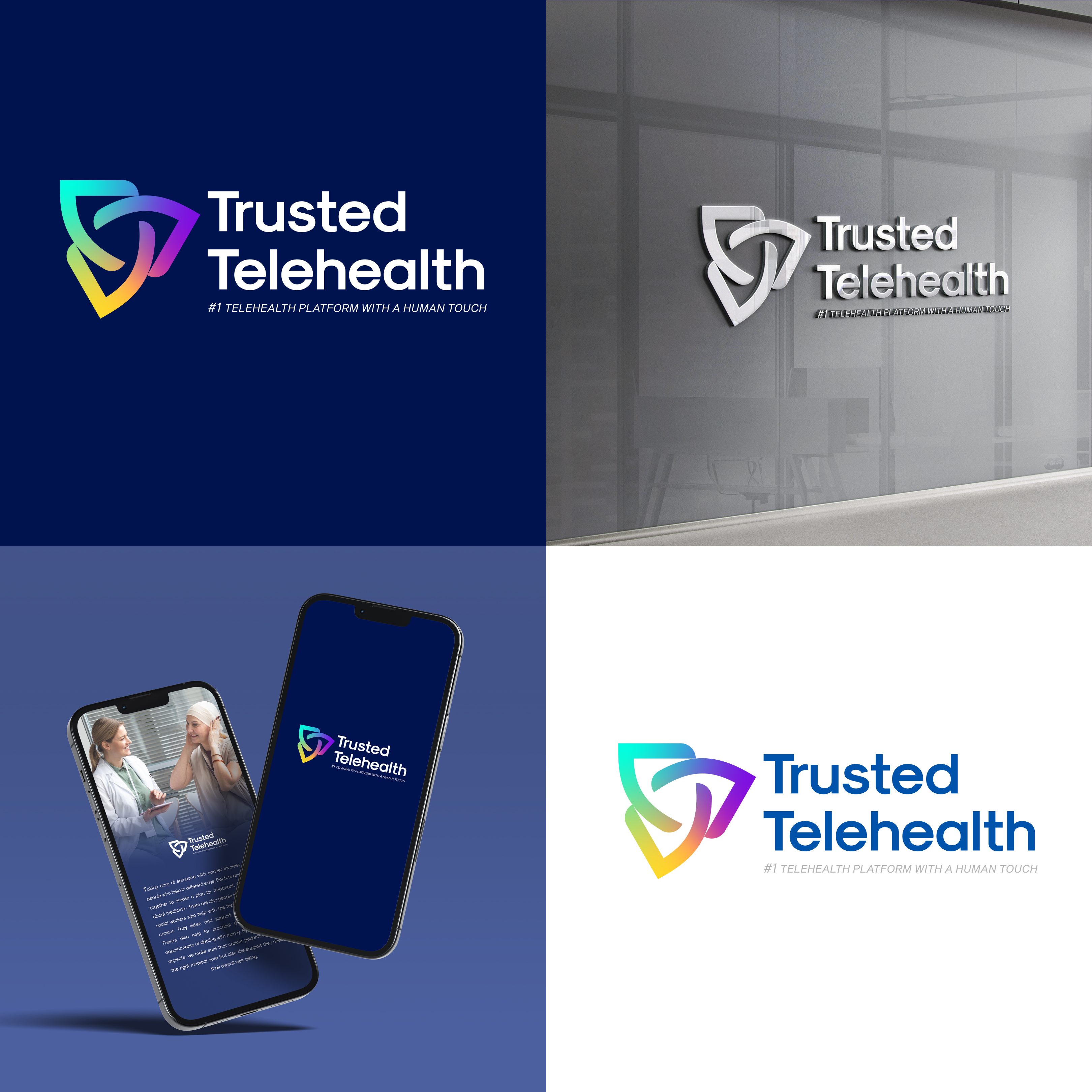 Logo Design by genchan for Trusted Telehealth | Design #32152612