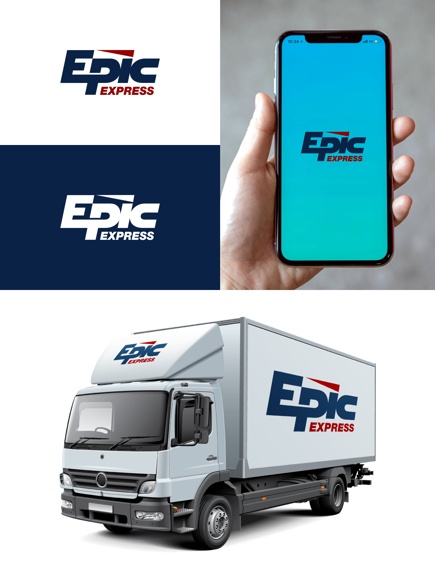 Logo Design by HADE DESAIN for EPIC EXPRESS | Design #32239797