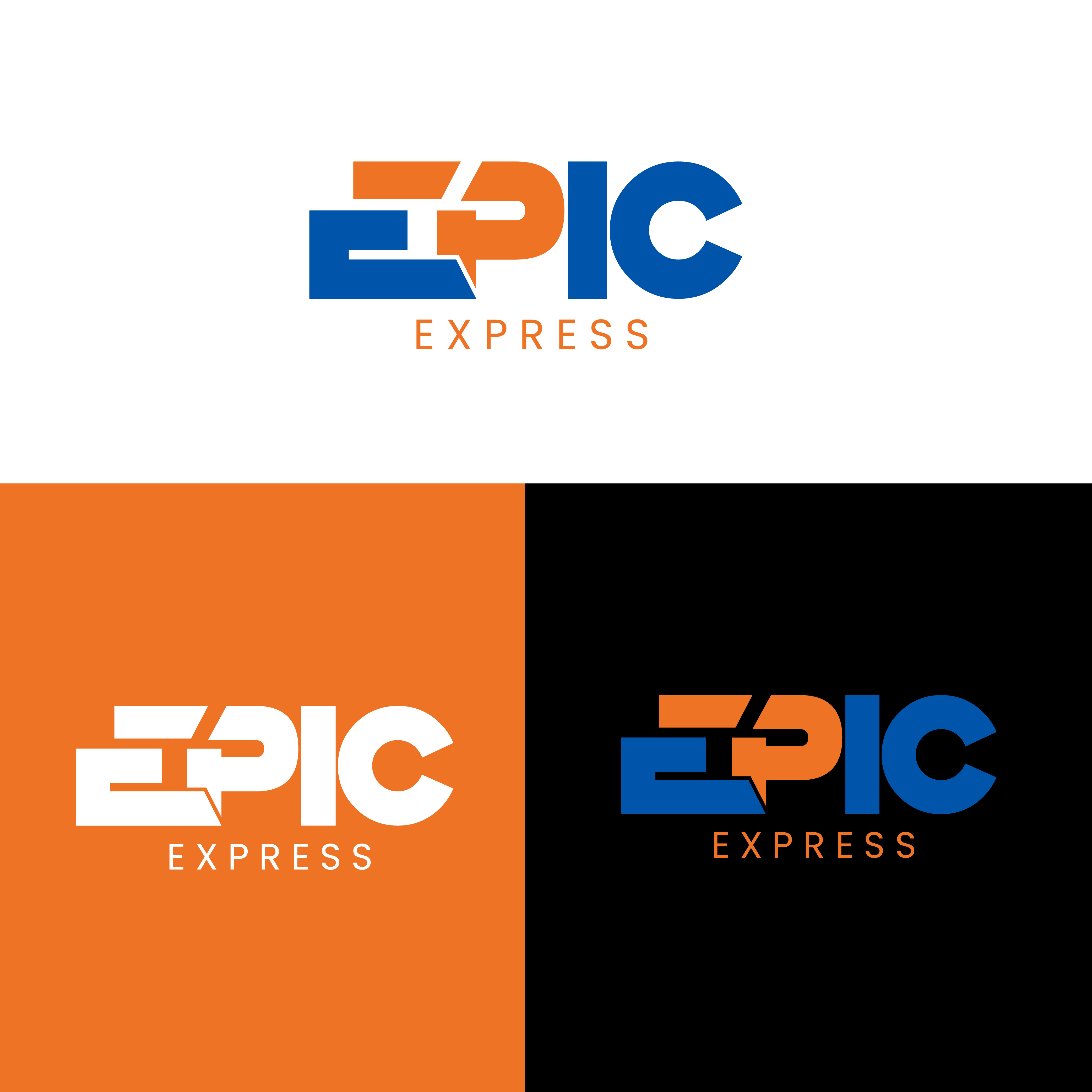 Logo Design by Shariqology for EPIC EXPRESS | Design #32157366