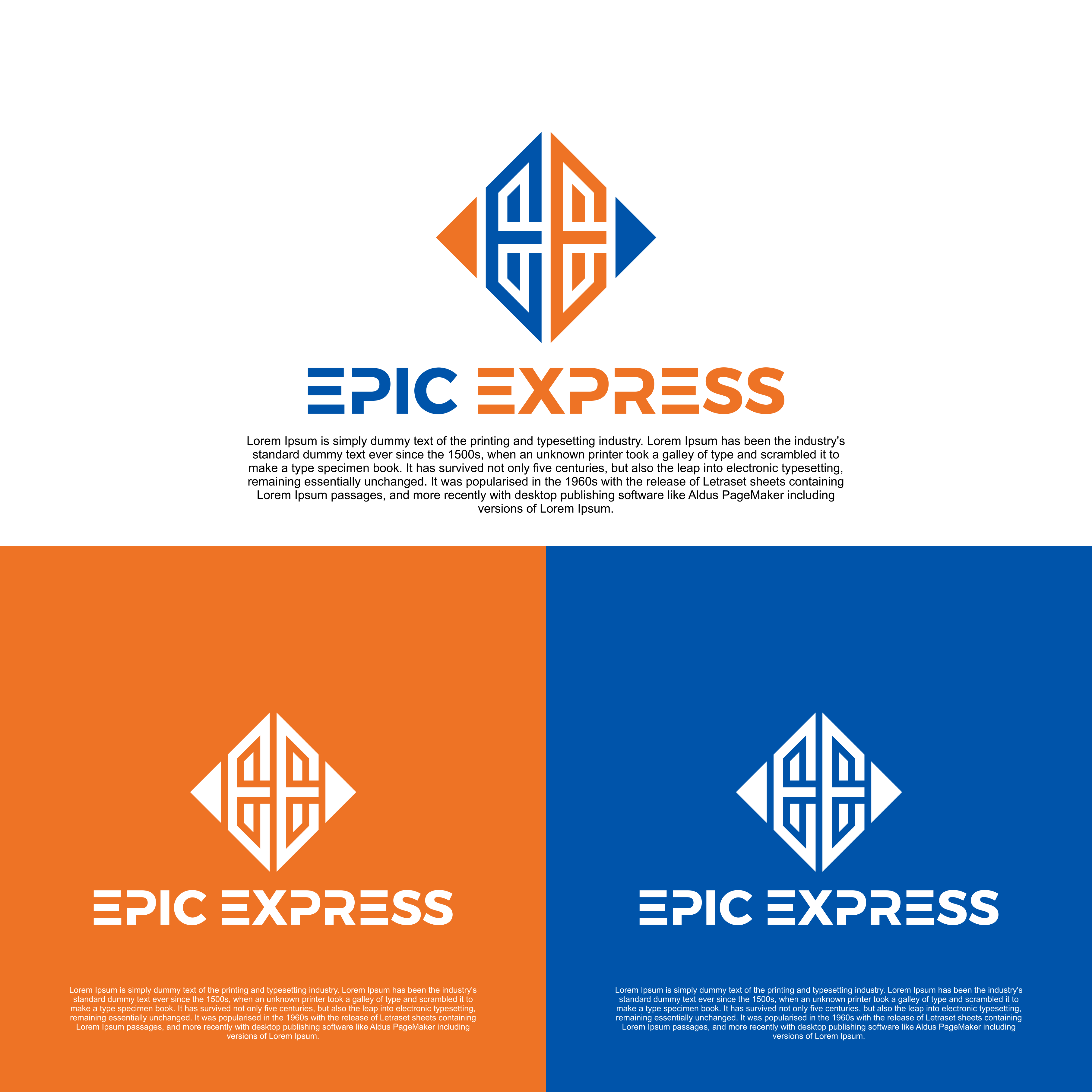 Logo Design by diego costa for EPIC EXPRESS | Design #32154826