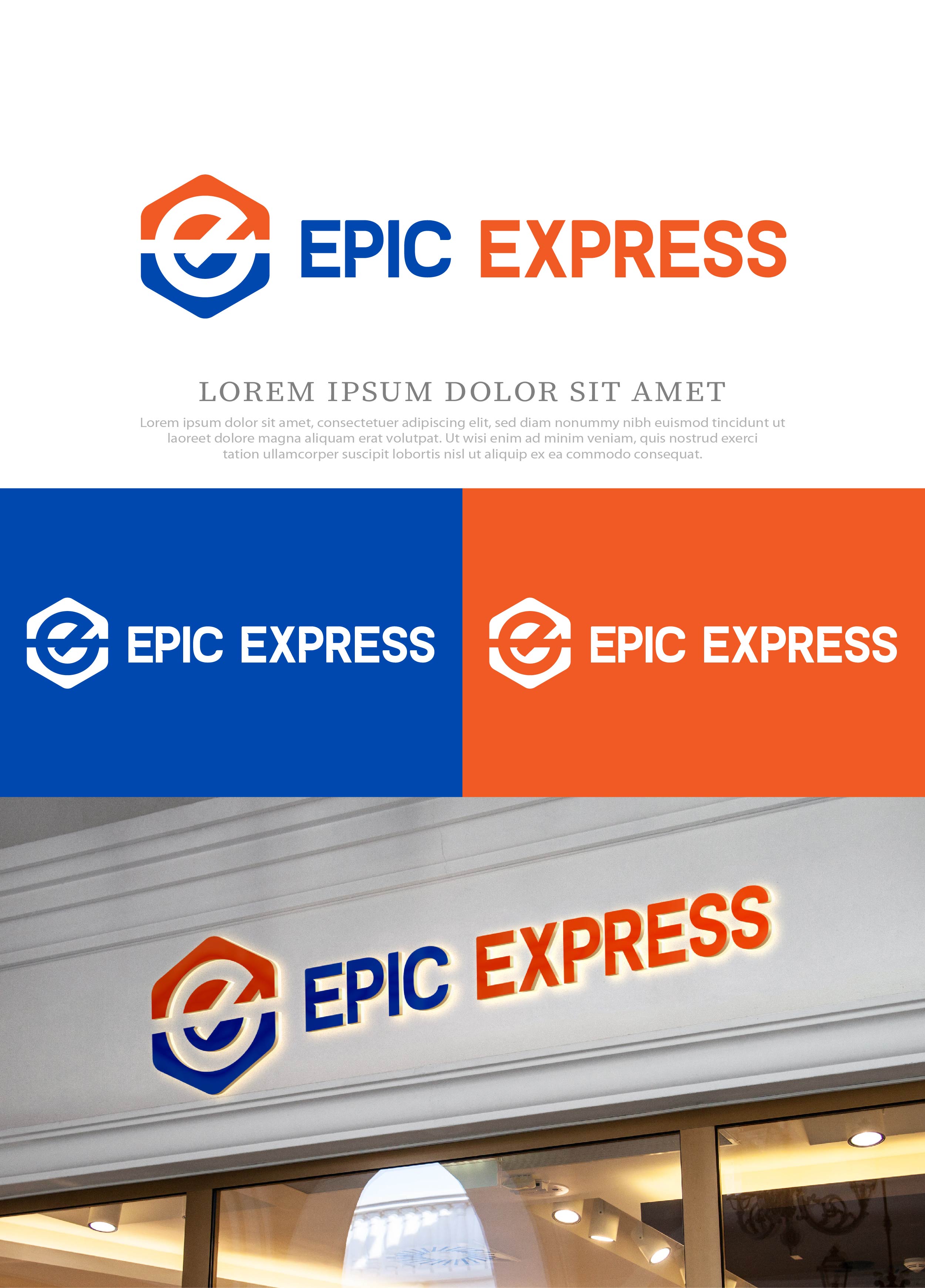 Logo Design by NasarLogo for EPIC EXPRESS | Design #32193741