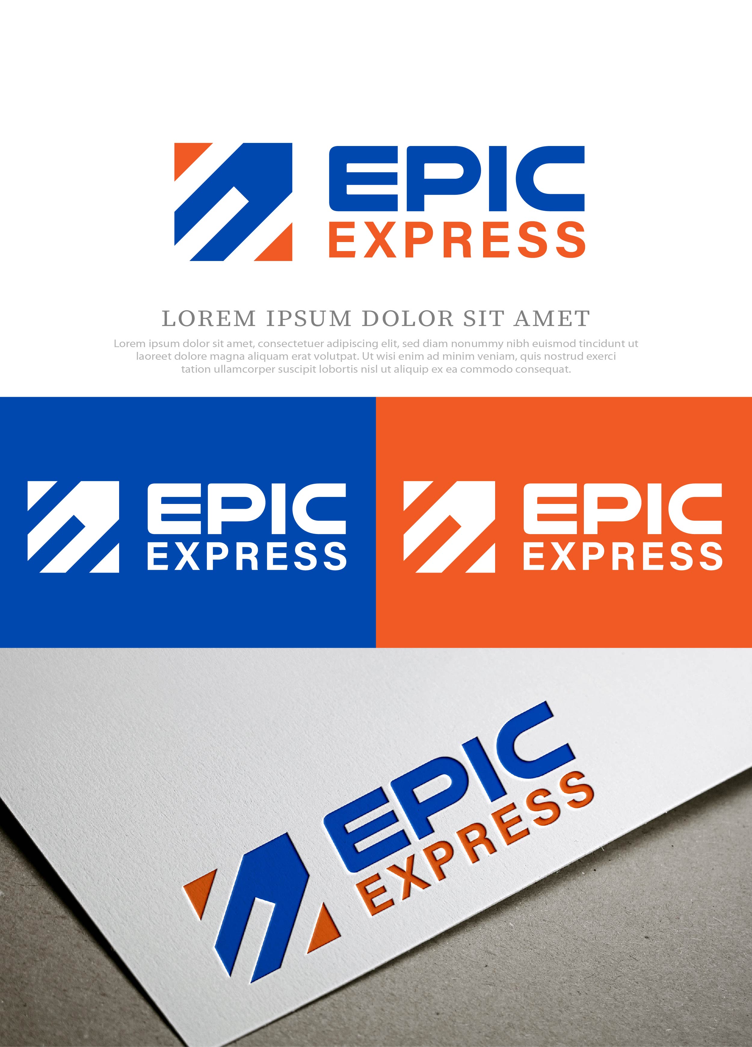 Logo Design by NasarLogo for EPIC EXPRESS | Design #32226498