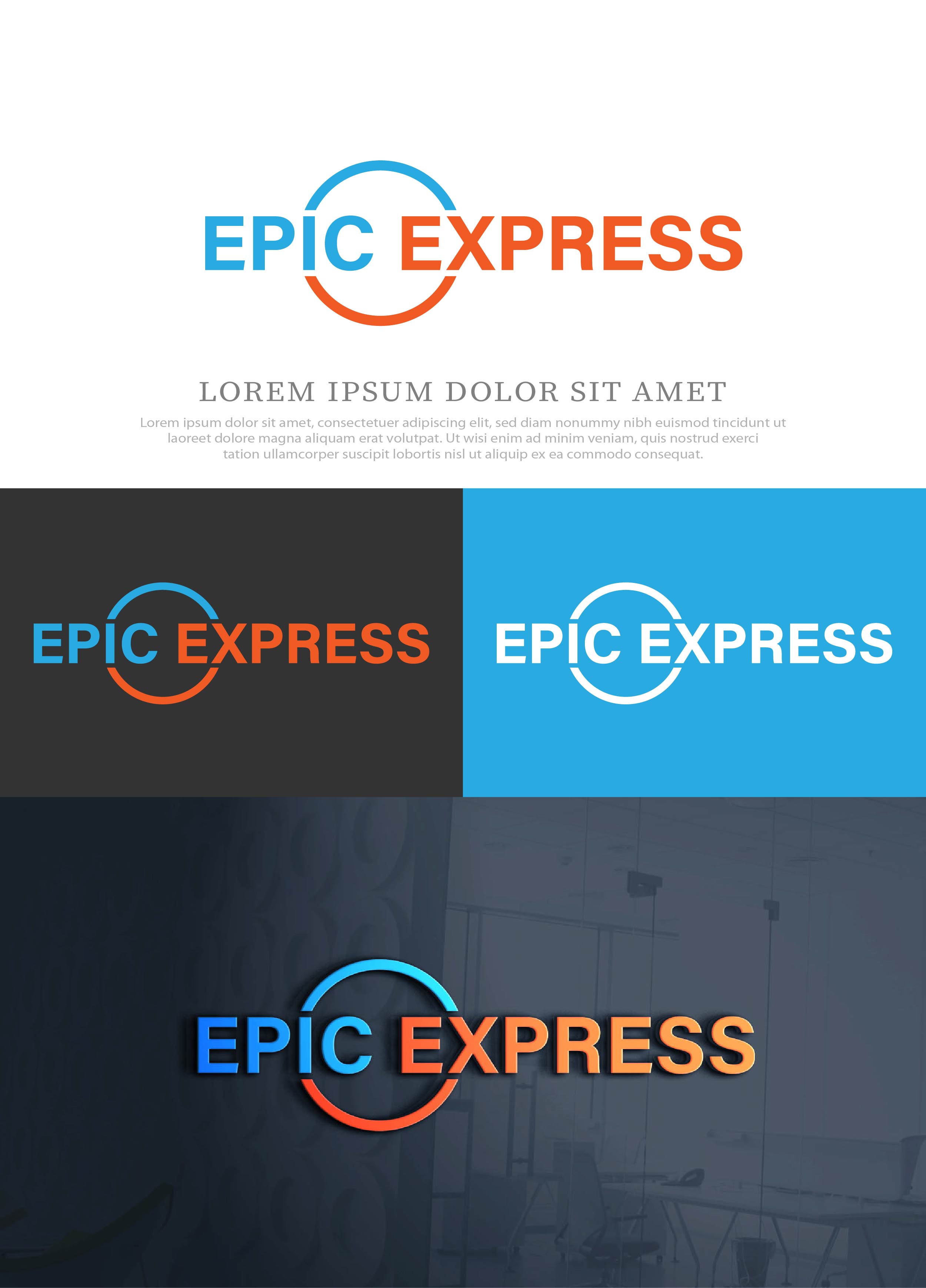 Logo Design by NasarLogo for EPIC EXPRESS | Design #32226506