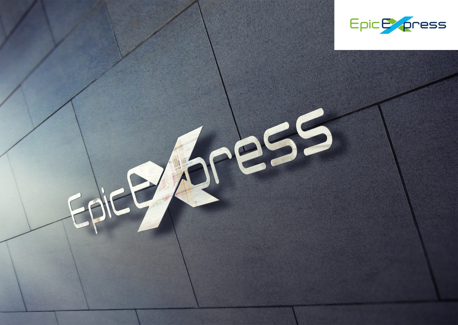Logo Design by piksel for EPIC EXPRESS | Design #32184553