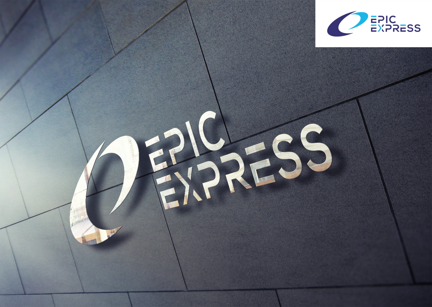 Logo Design by piksel for EPIC EXPRESS | Design #32184554