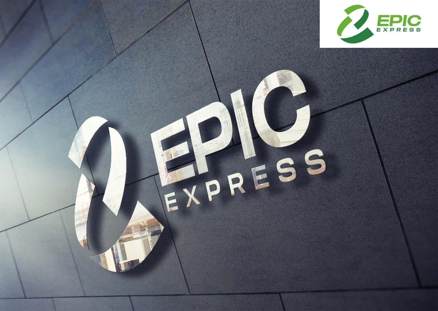 Logo Design by piksel for EPIC EXPRESS | Design #32184555