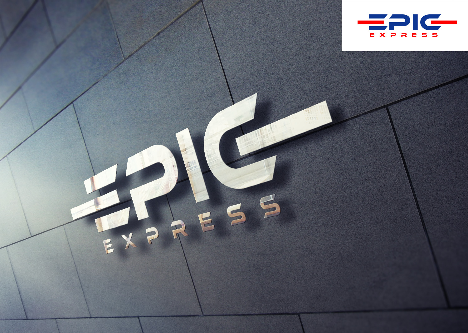 Logo Design by piksel for EPIC EXPRESS | Design #32184557