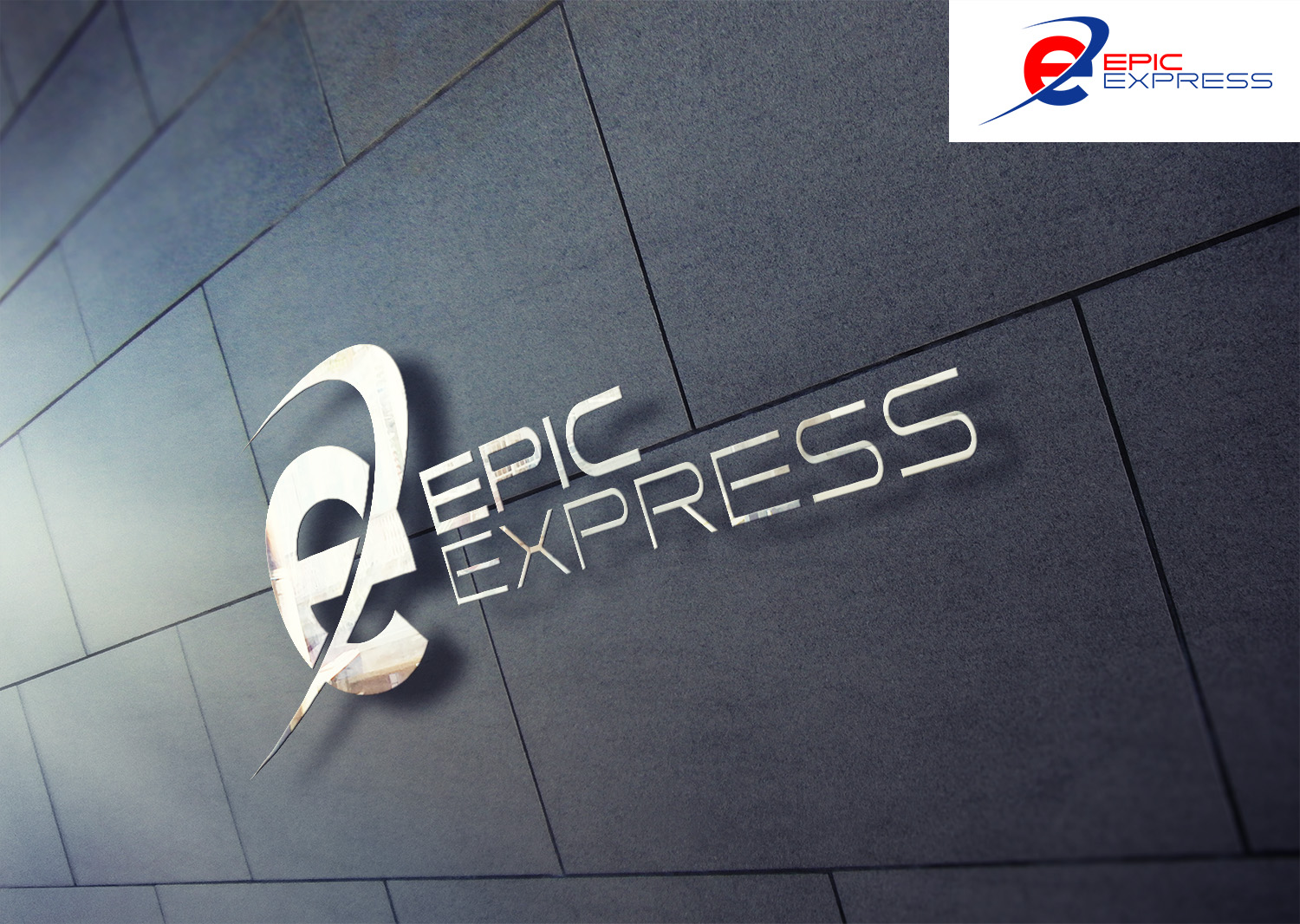 Logo Design by piksel for EPIC EXPRESS | Design #32184565