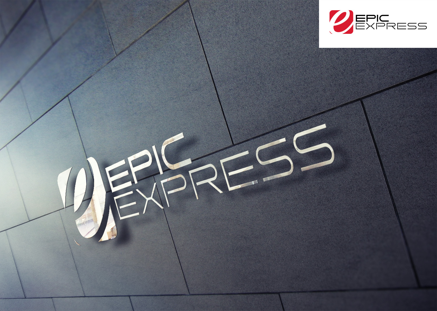 Logo Design by piksel for EPIC EXPRESS | Design #32184566