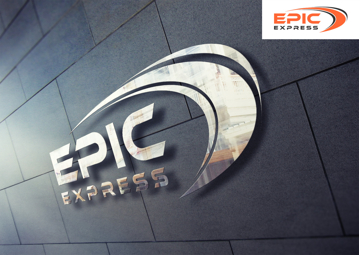 Logo Design by piksel for EPIC EXPRESS | Design #32184567