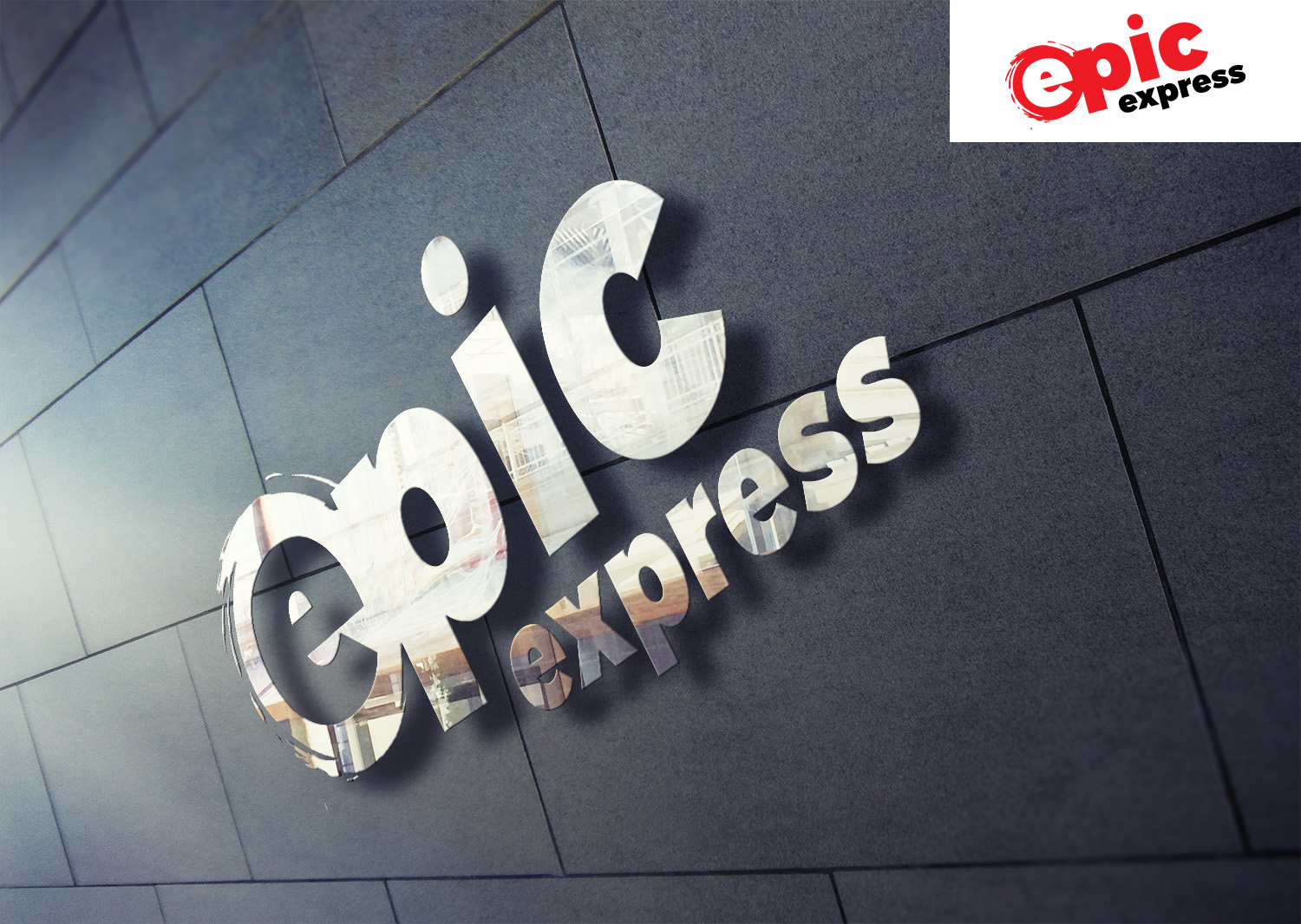 Logo Design by piksel for EPIC EXPRESS | Design #32184568