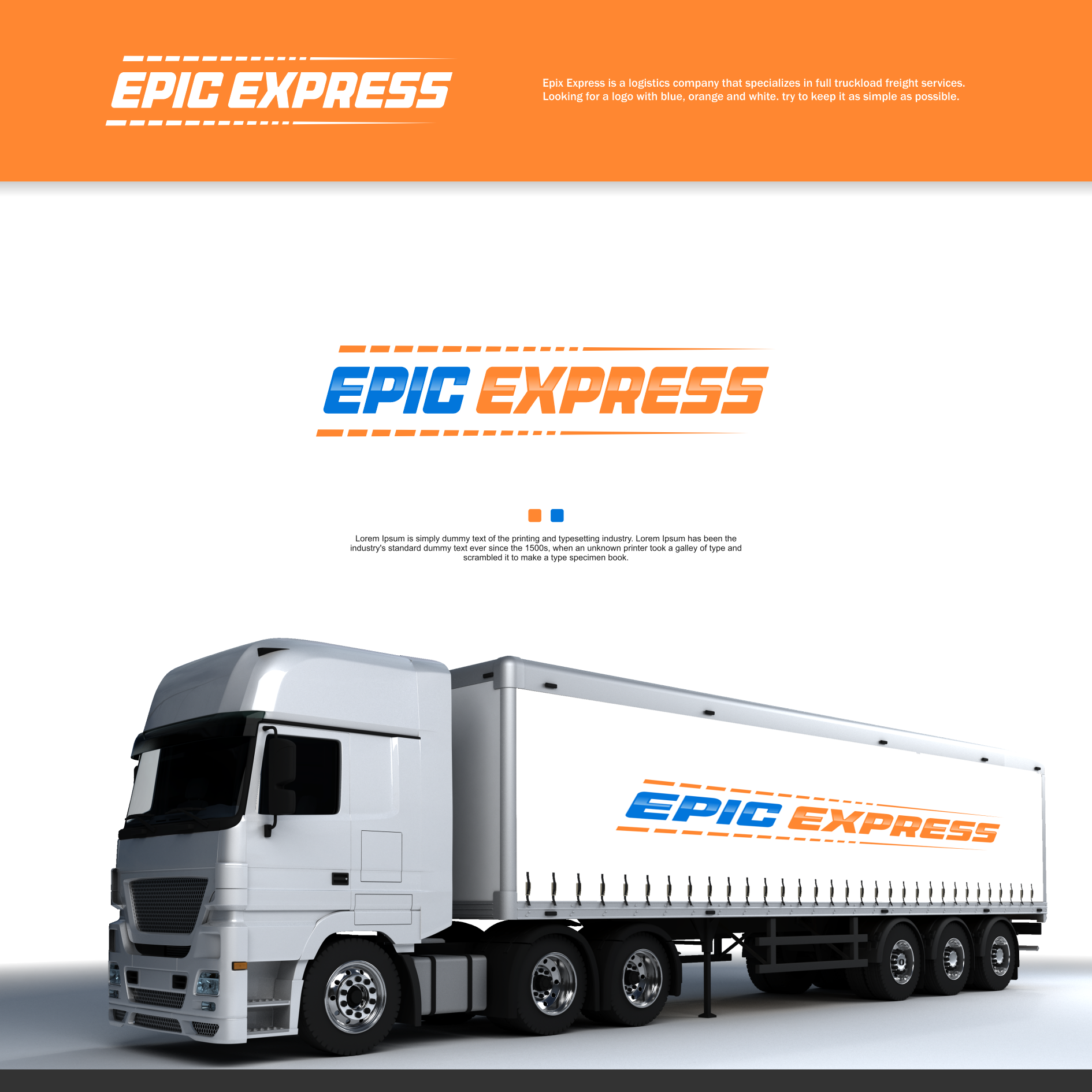 Logo Design by Vingar™ for EPIC EXPRESS | Design #32163752
