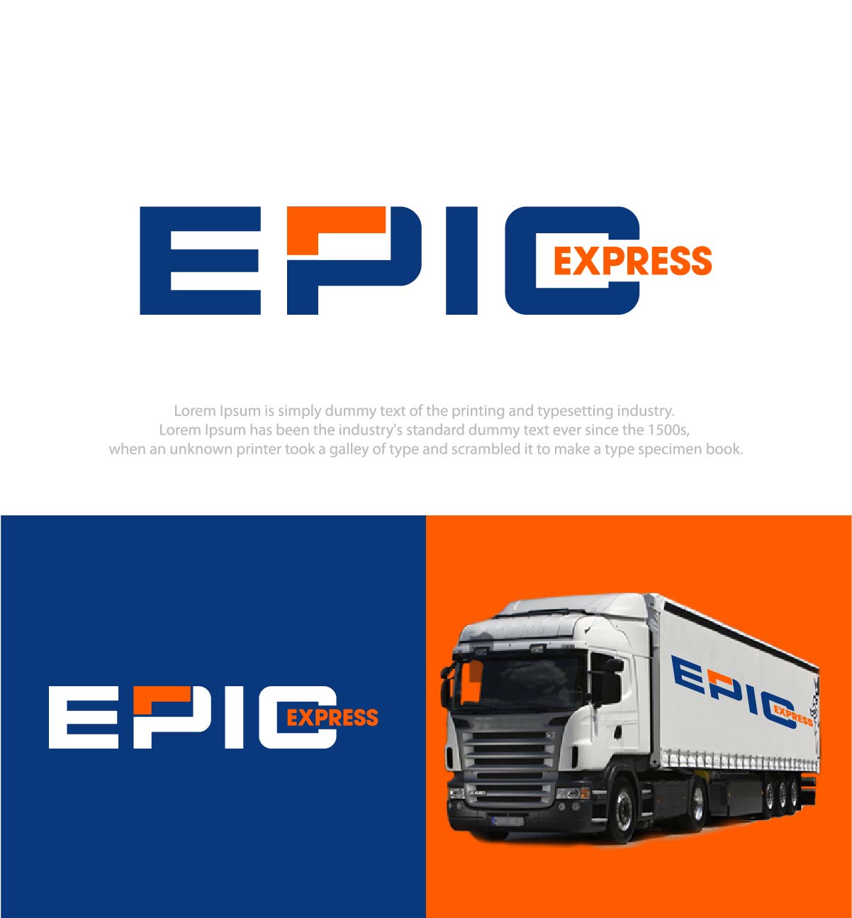 Logo Design by fly  design for EPIC EXPRESS | Design #32163947