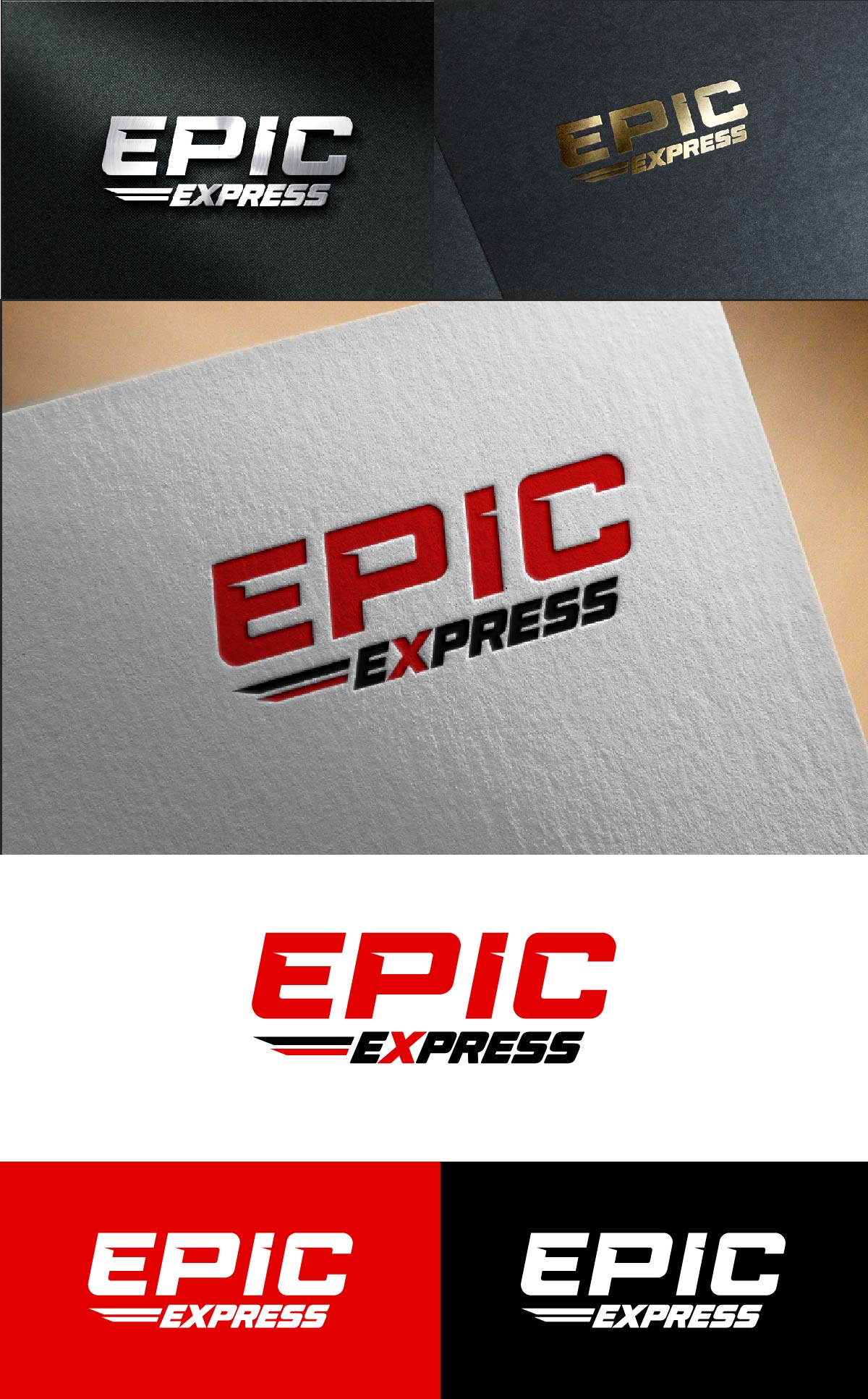 Logo Design by fly  design for EPIC EXPRESS | Design #32163950