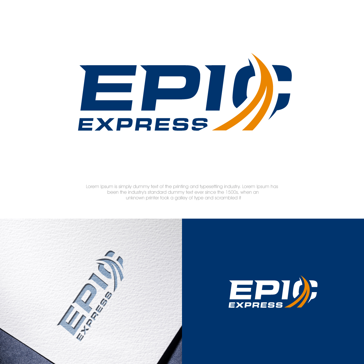Logo Design by webeezine for EPIC EXPRESS | Design #32156514