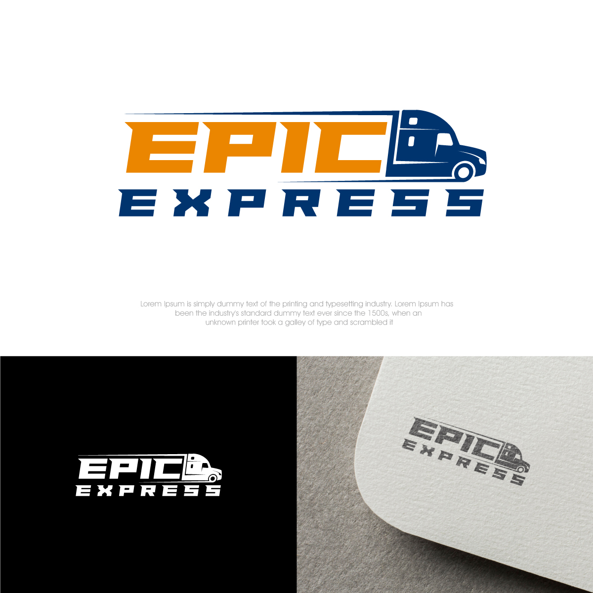Logo Design by webeezine for EPIC EXPRESS | Design #32156515