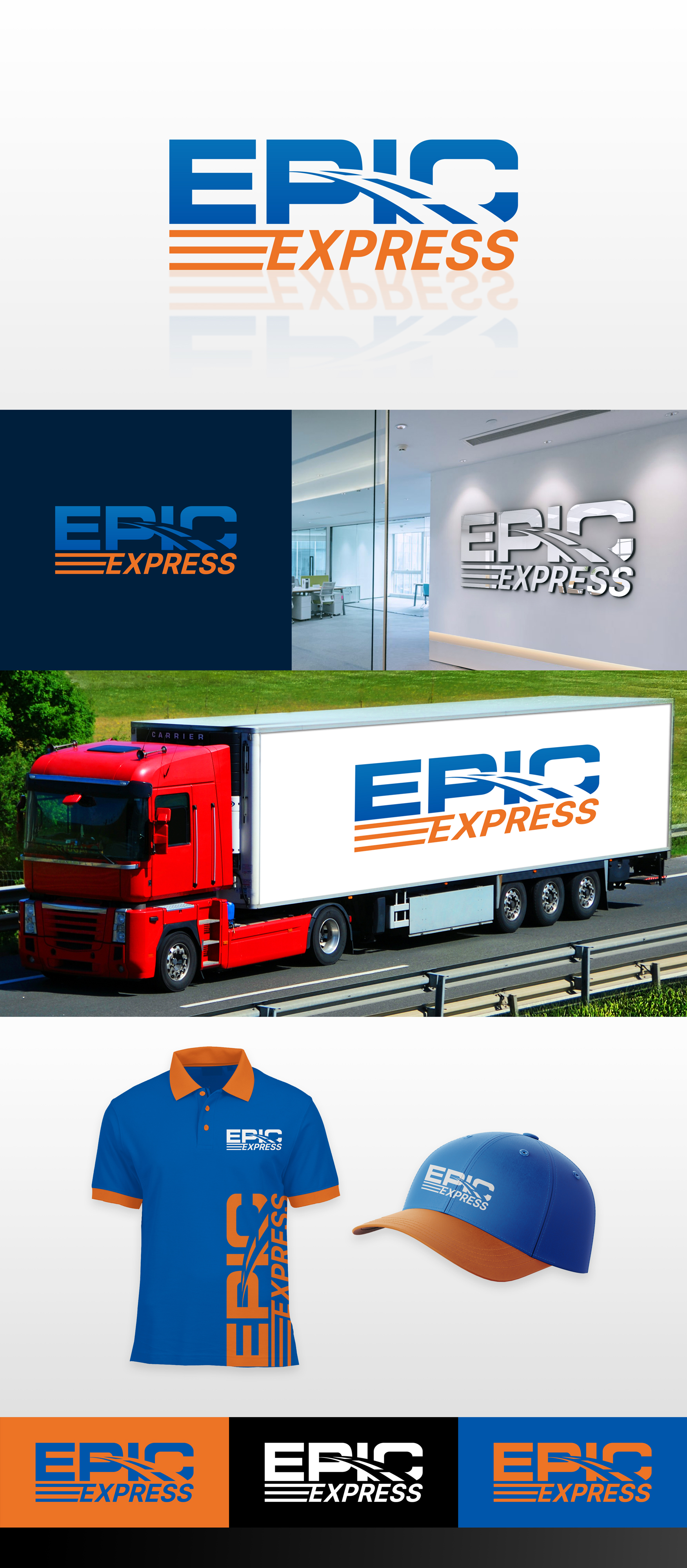 Logo Design by D'Mono for EPIC EXPRESS | Design #32195311